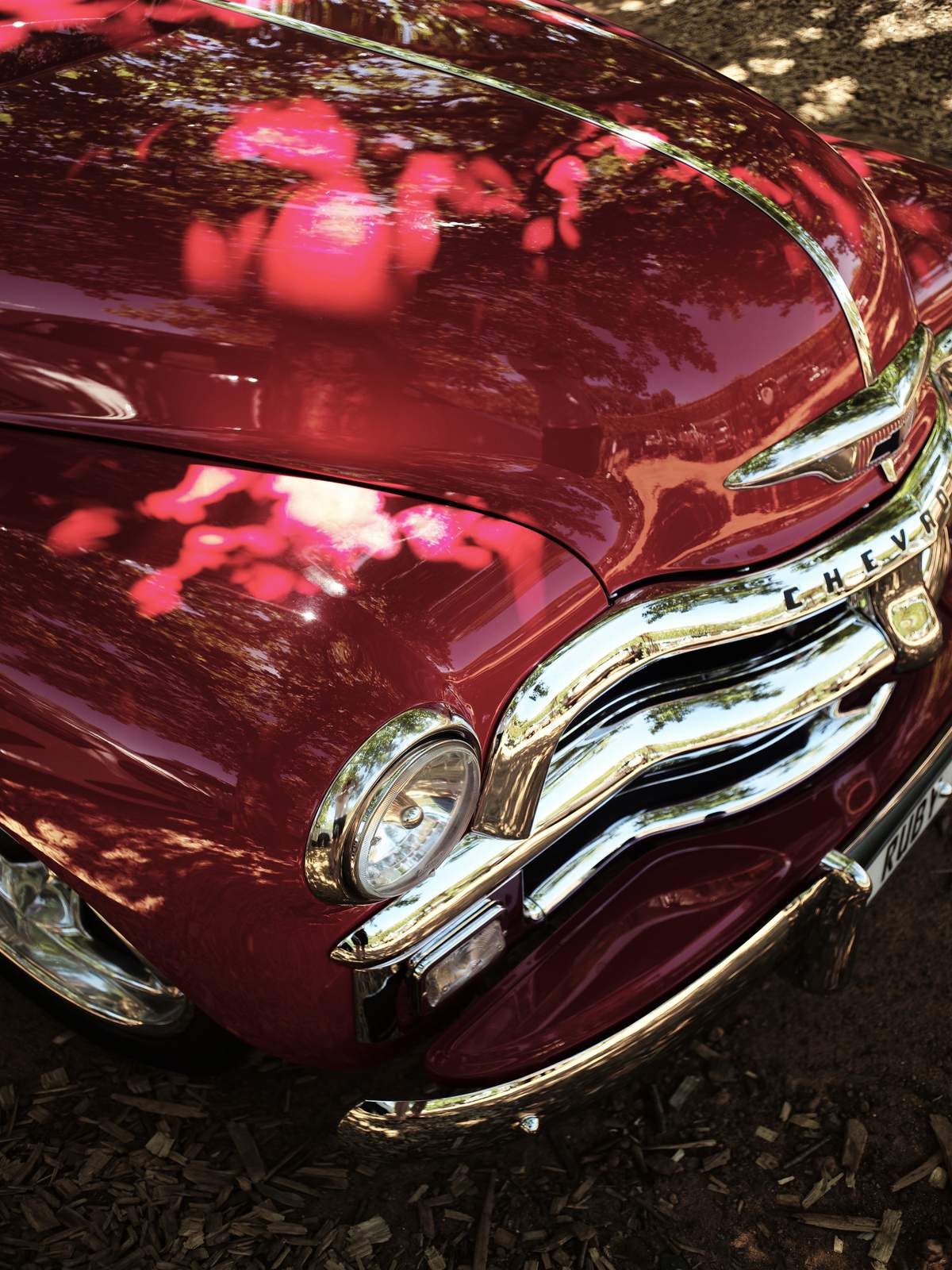 Poster - Klassisk Bil Reflektion
