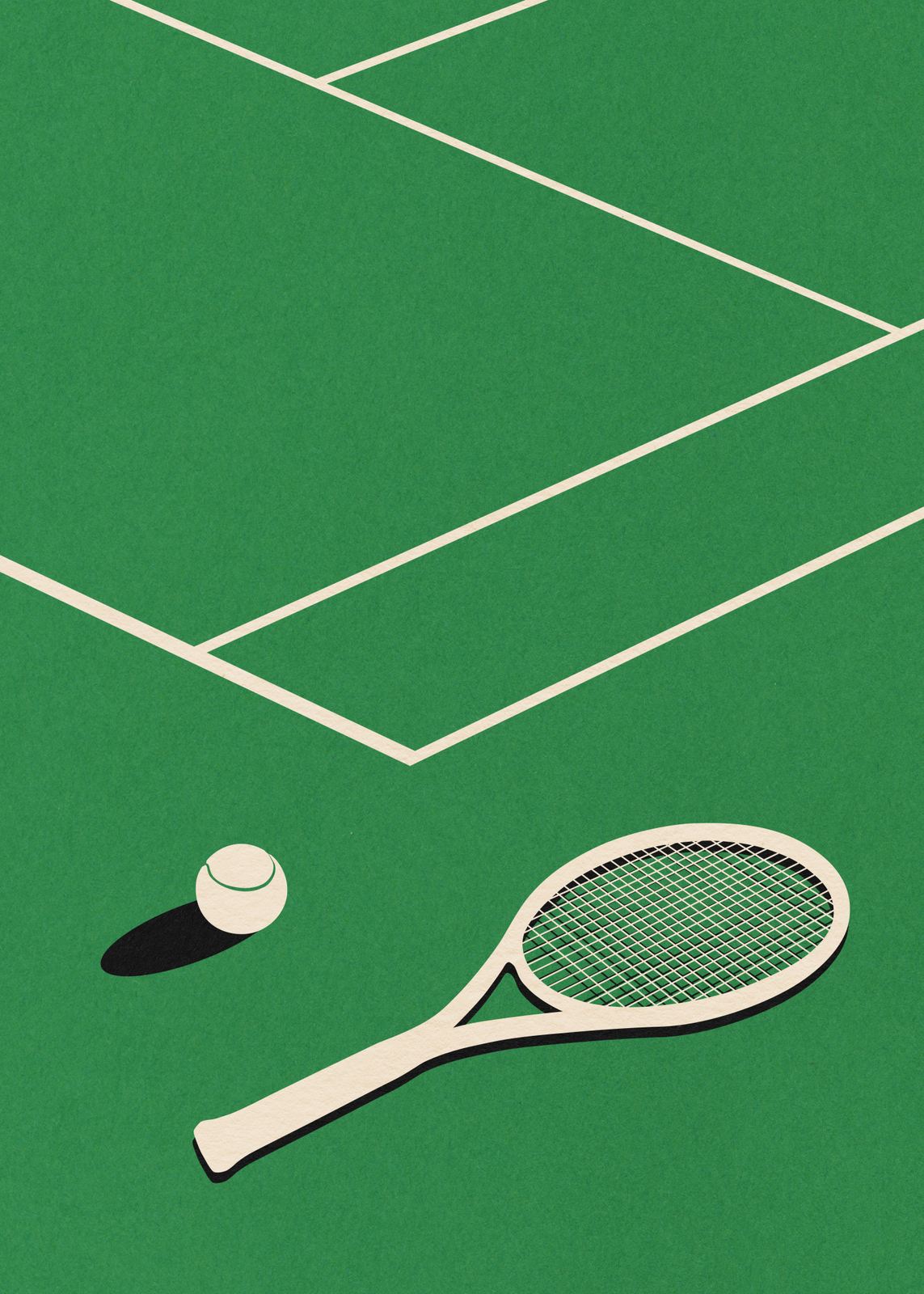 Poster - Tennisbana