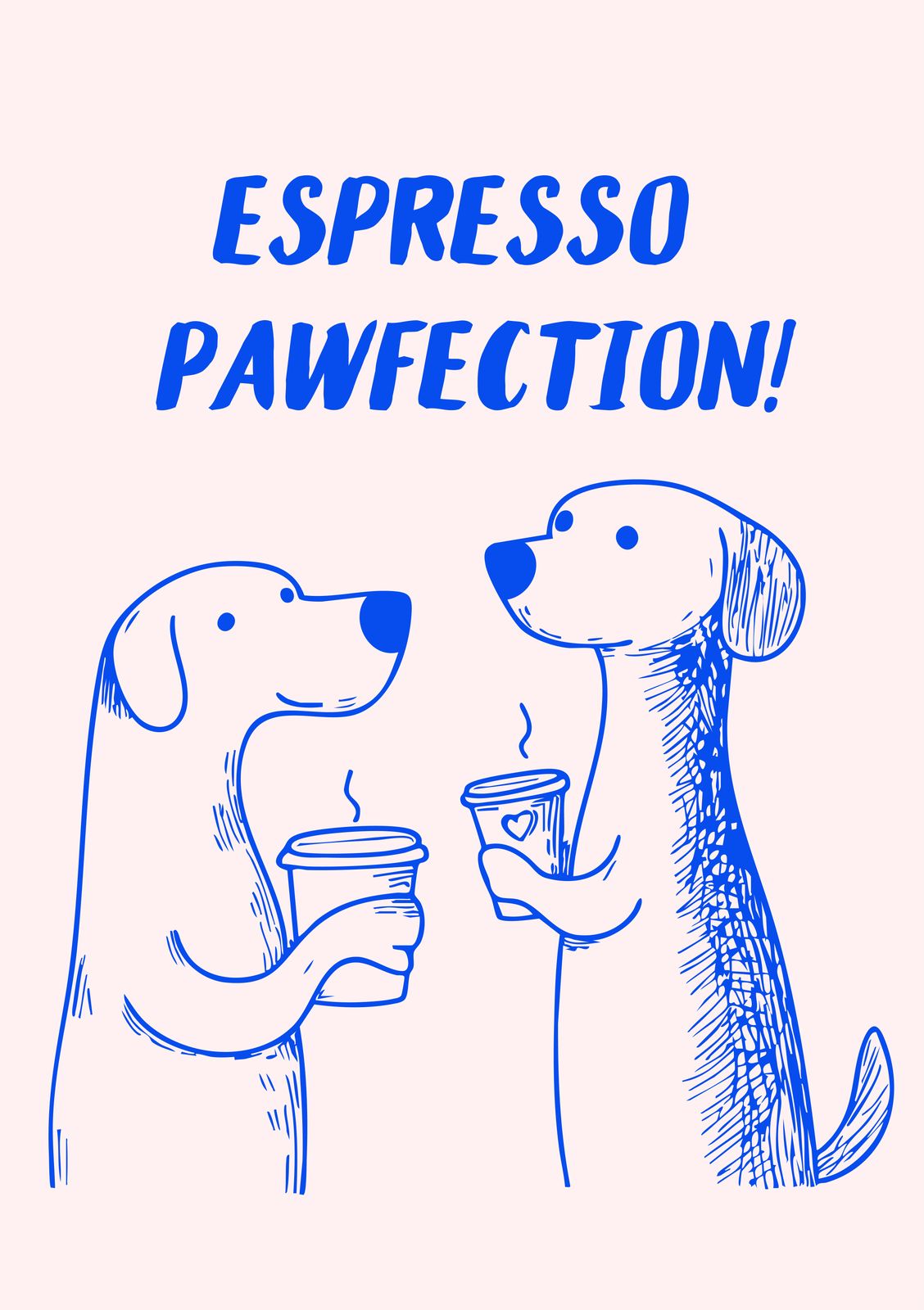 Poster - Espresso Pawfection