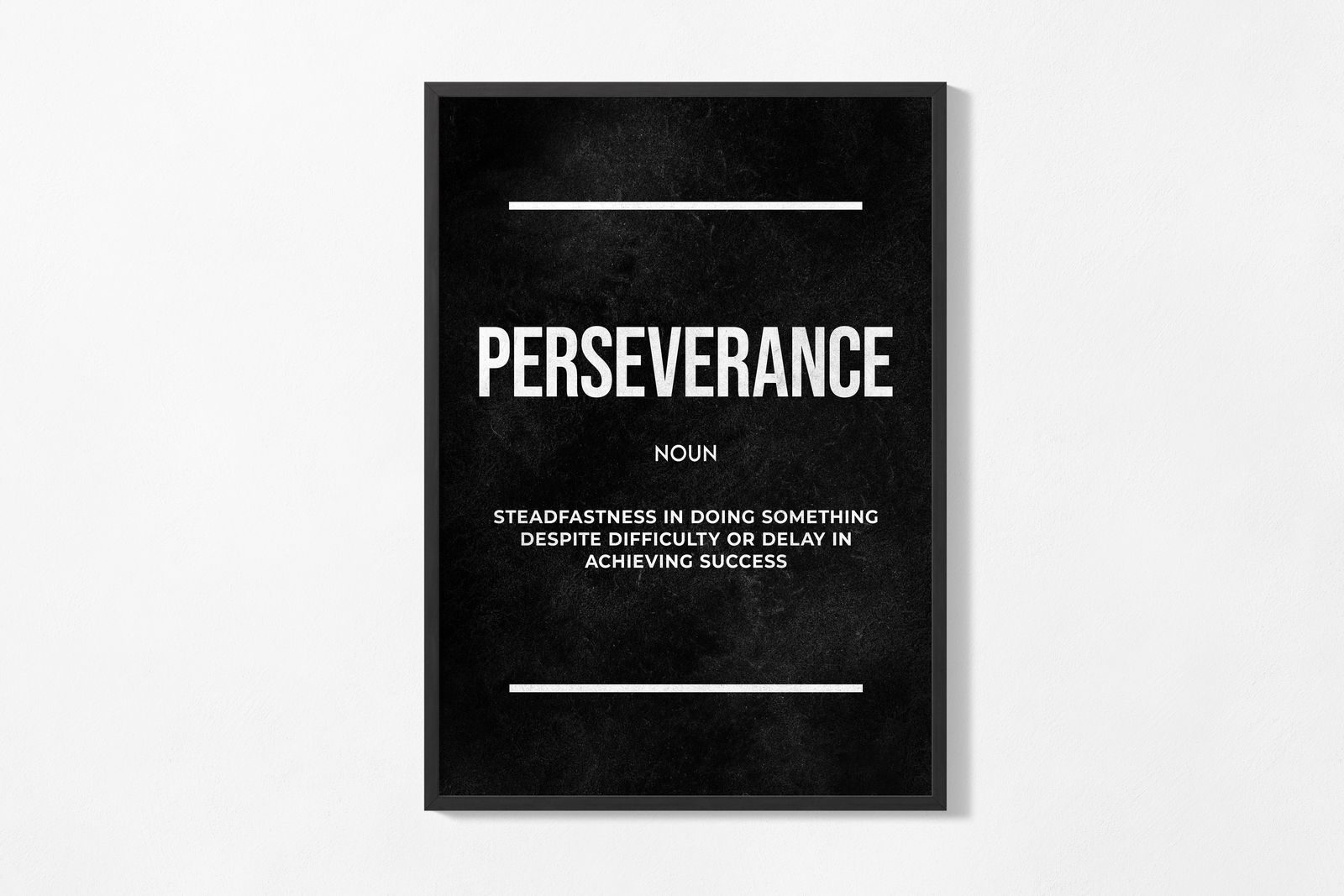 Poster - Perseverance Definition