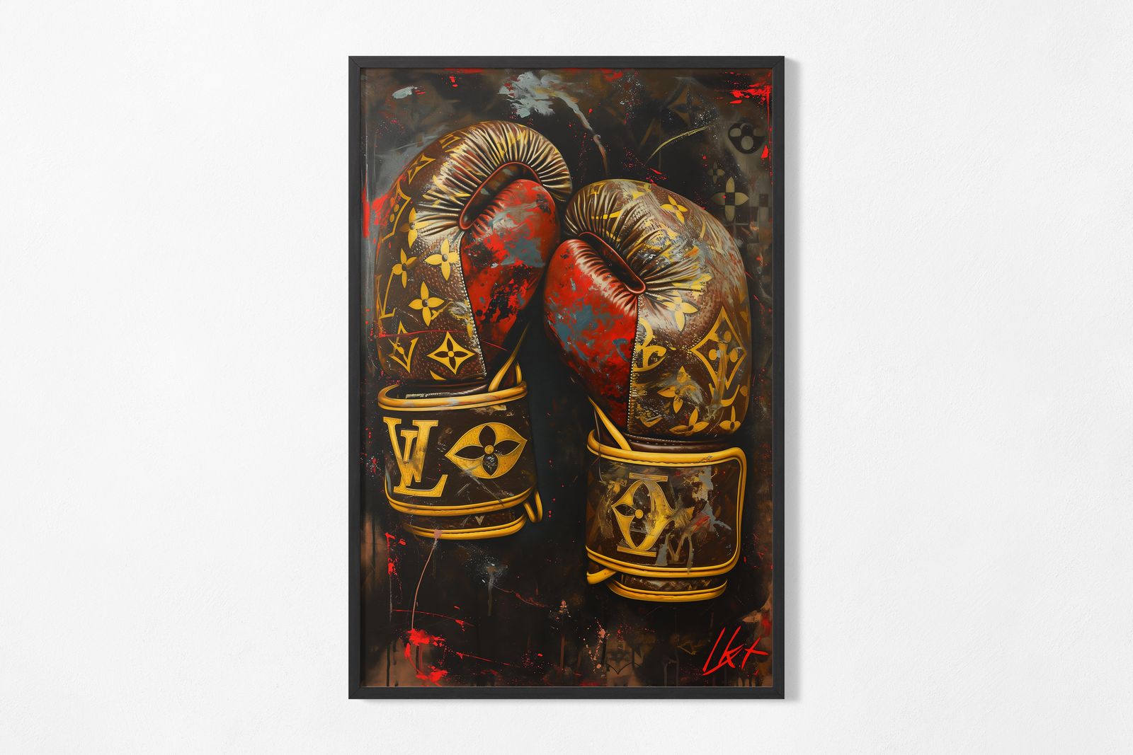 Poster - Boxhandskar Konst