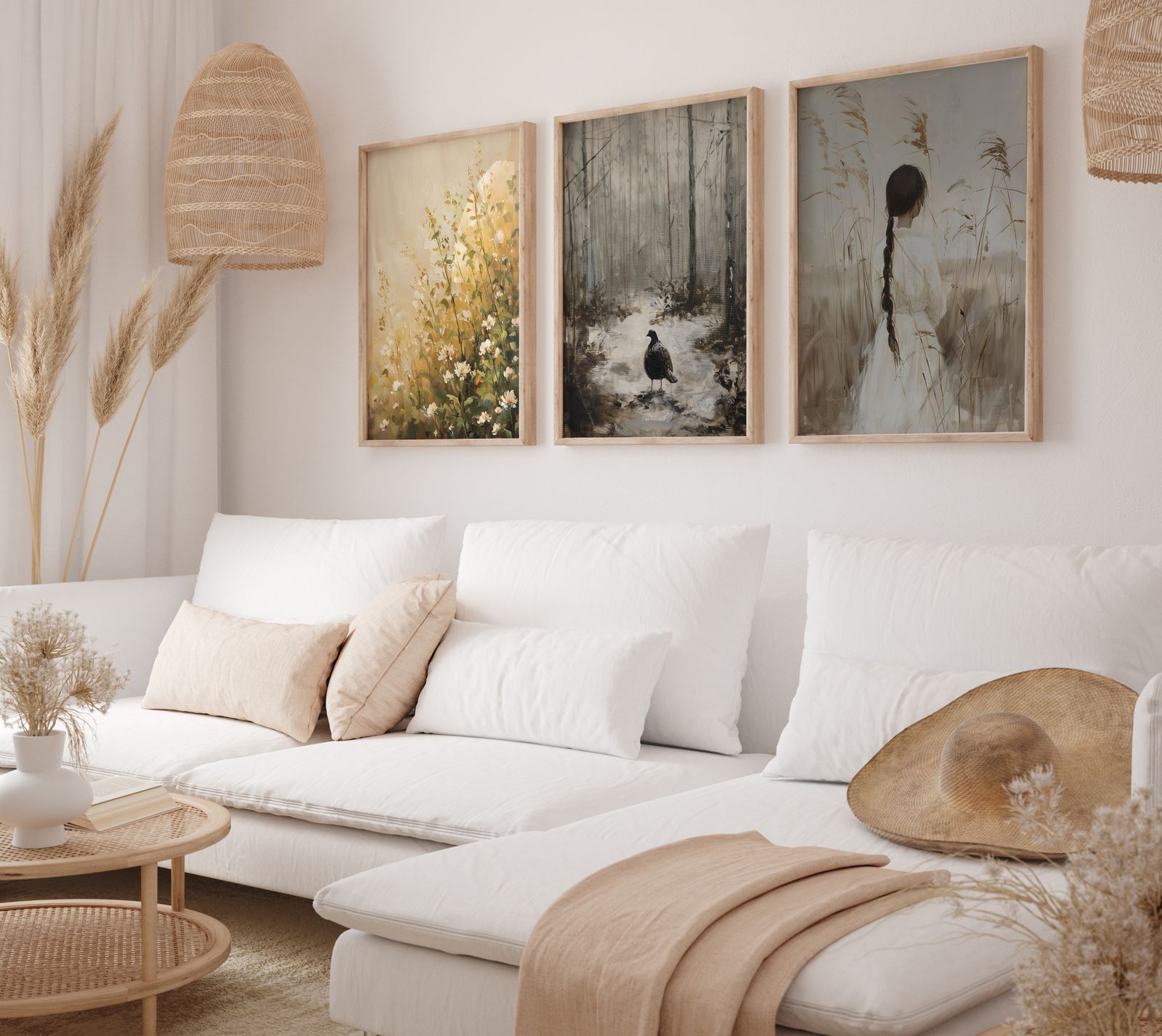 Poster - Natur och Ensamhet / Set om 3