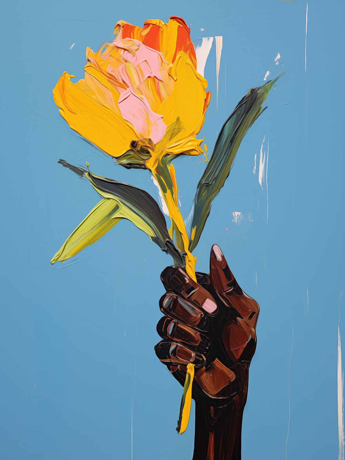 Poster - Blomsterhandkonst