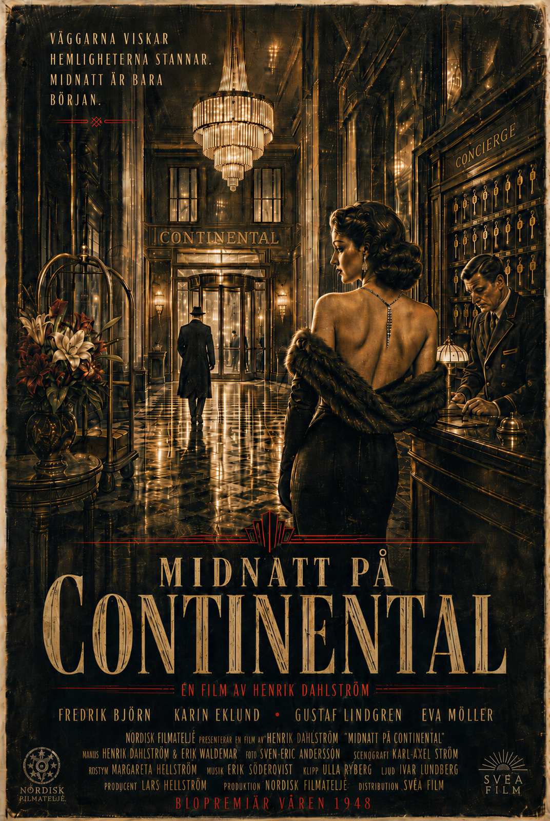 Poster - Midnatt på Continental