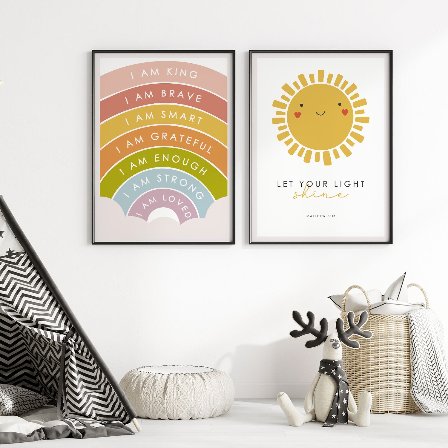 Poster - Inspirerande Barn Set / Set av 2