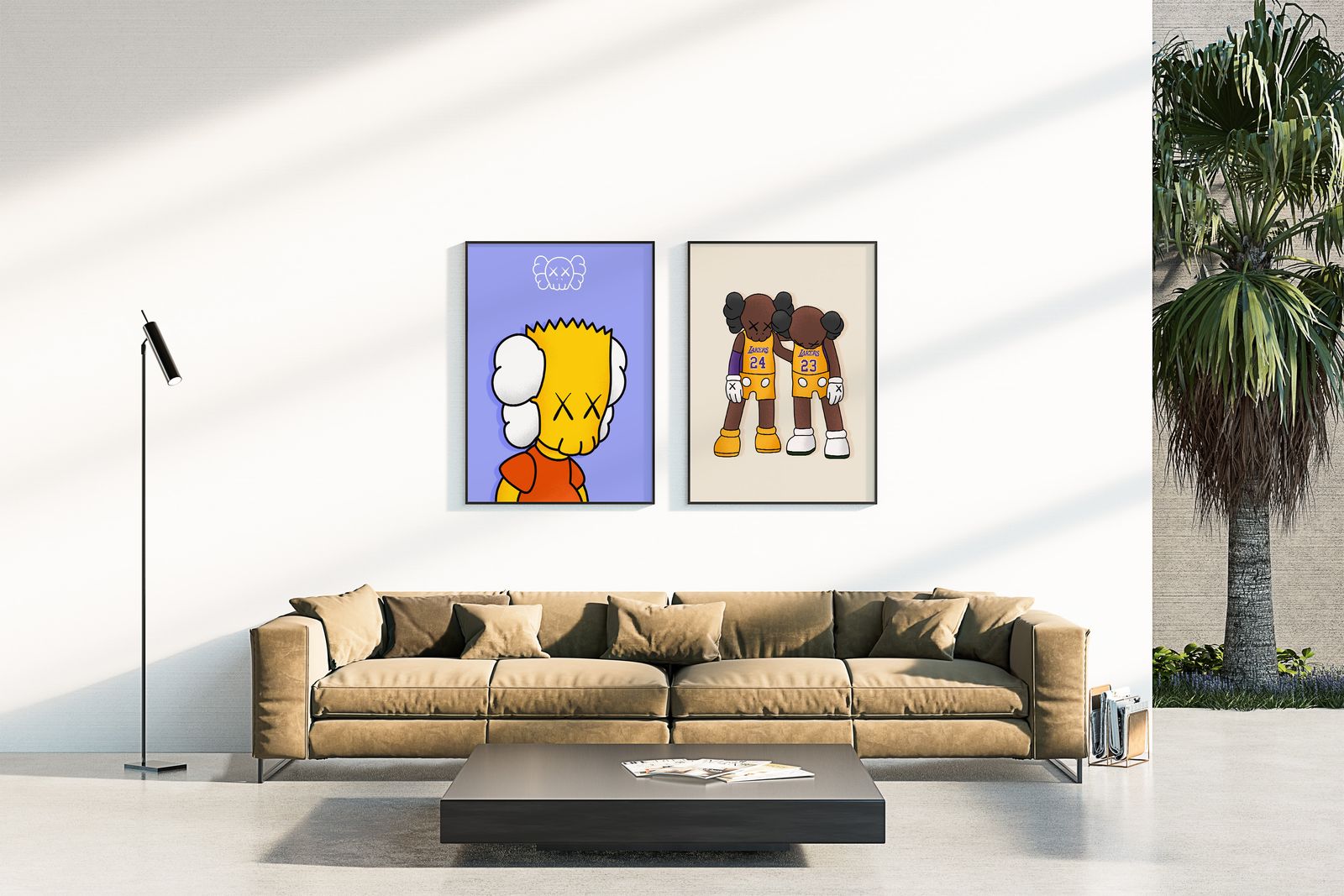 Poster - Tecknad Karaktärskonst / Set med 2