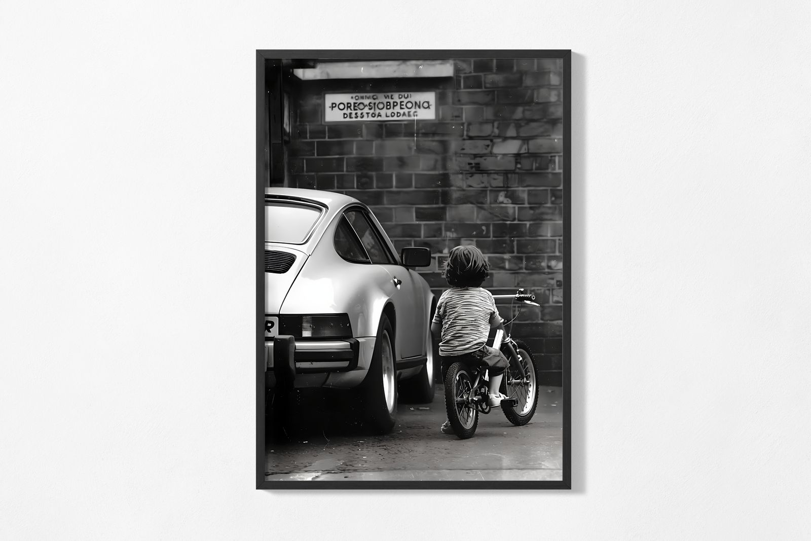 Poster - Barn och Bil