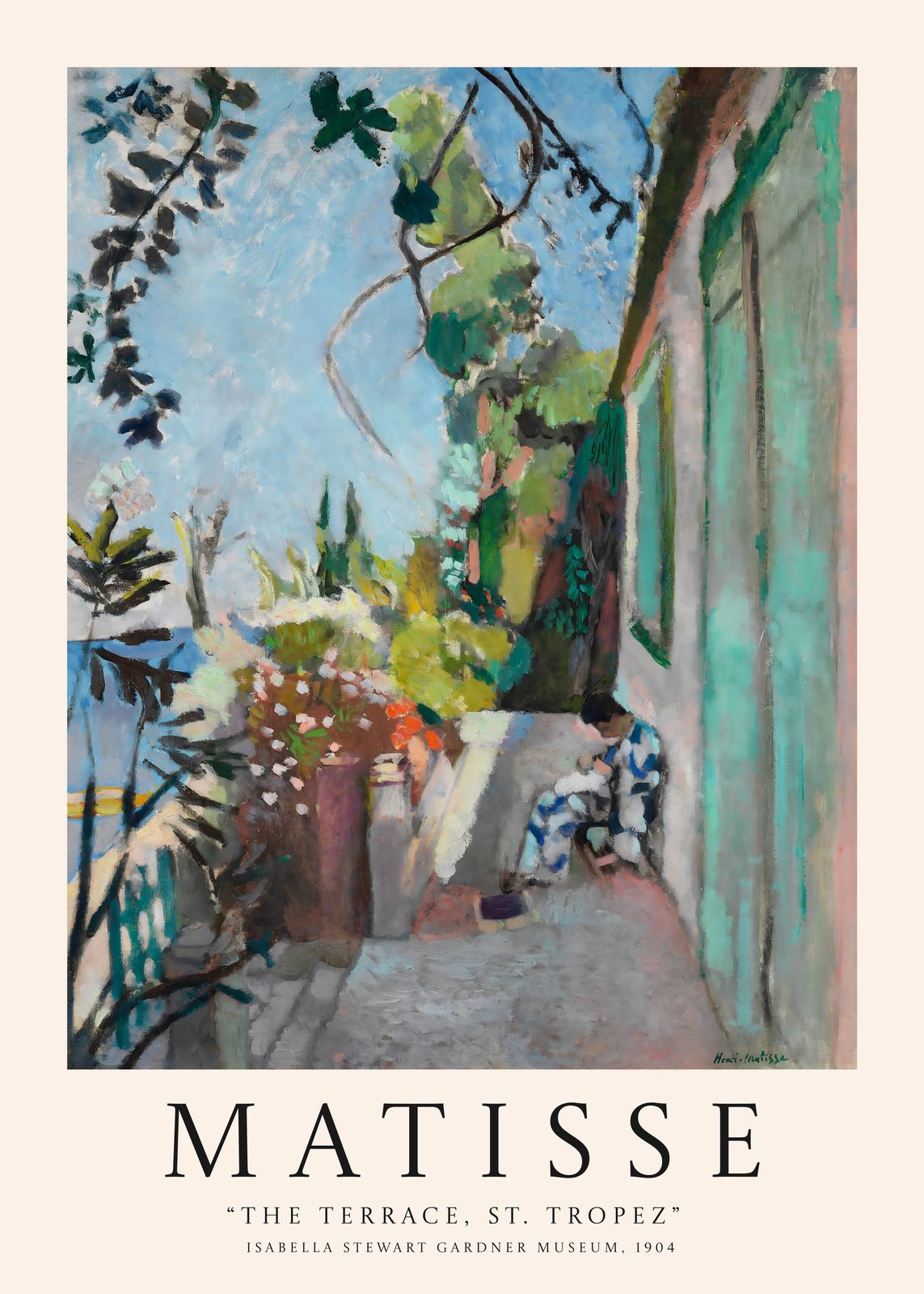 Poster - Terrassen av Matisse