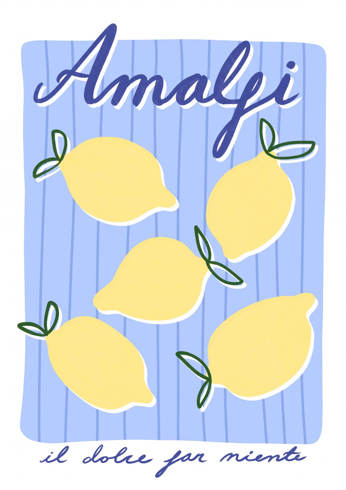 Poster - Amalfi Citroner