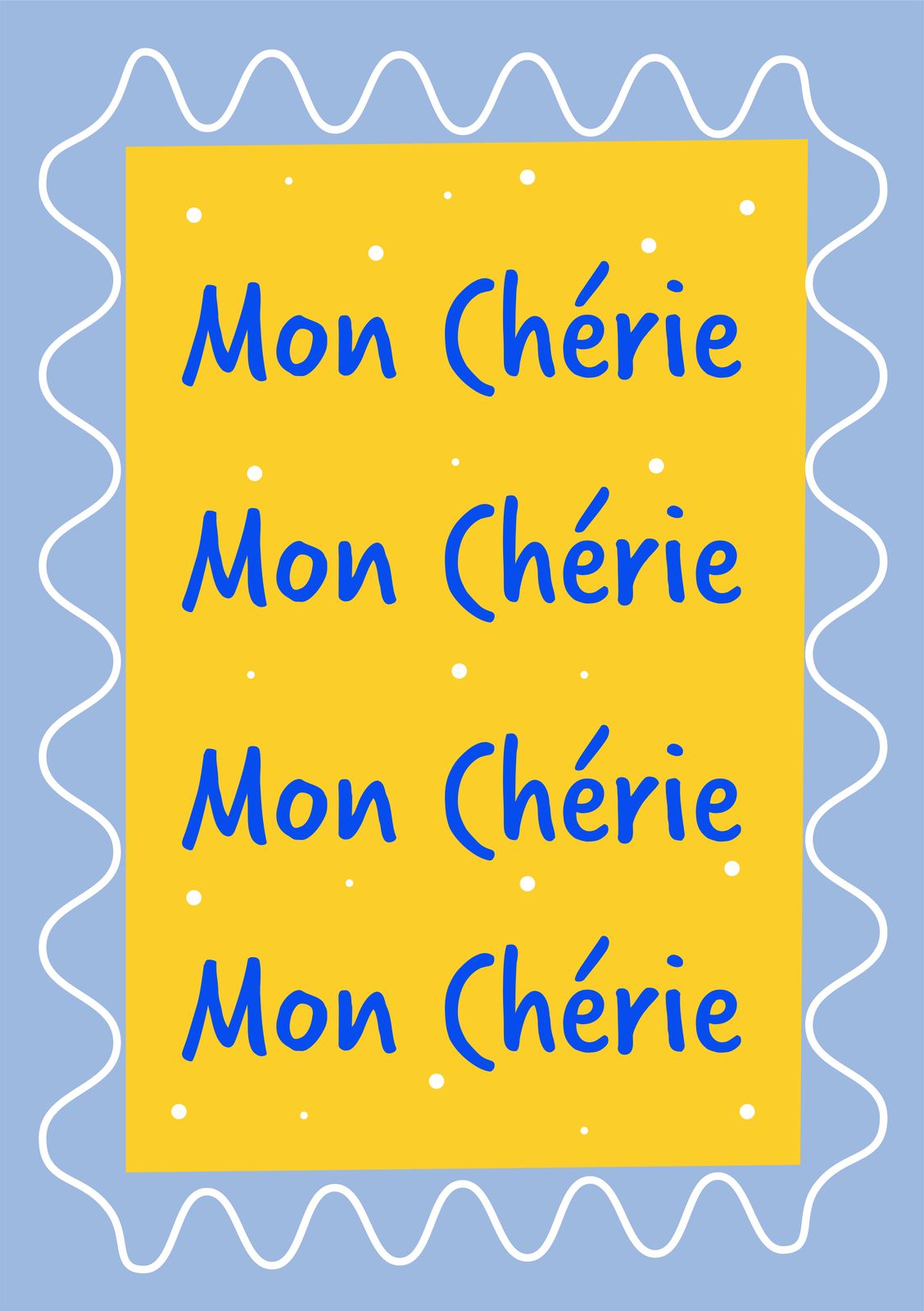 Poster - Mon Chérie