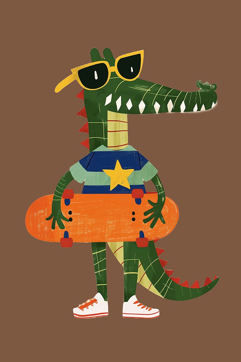 Poster - Cool Krokodil
