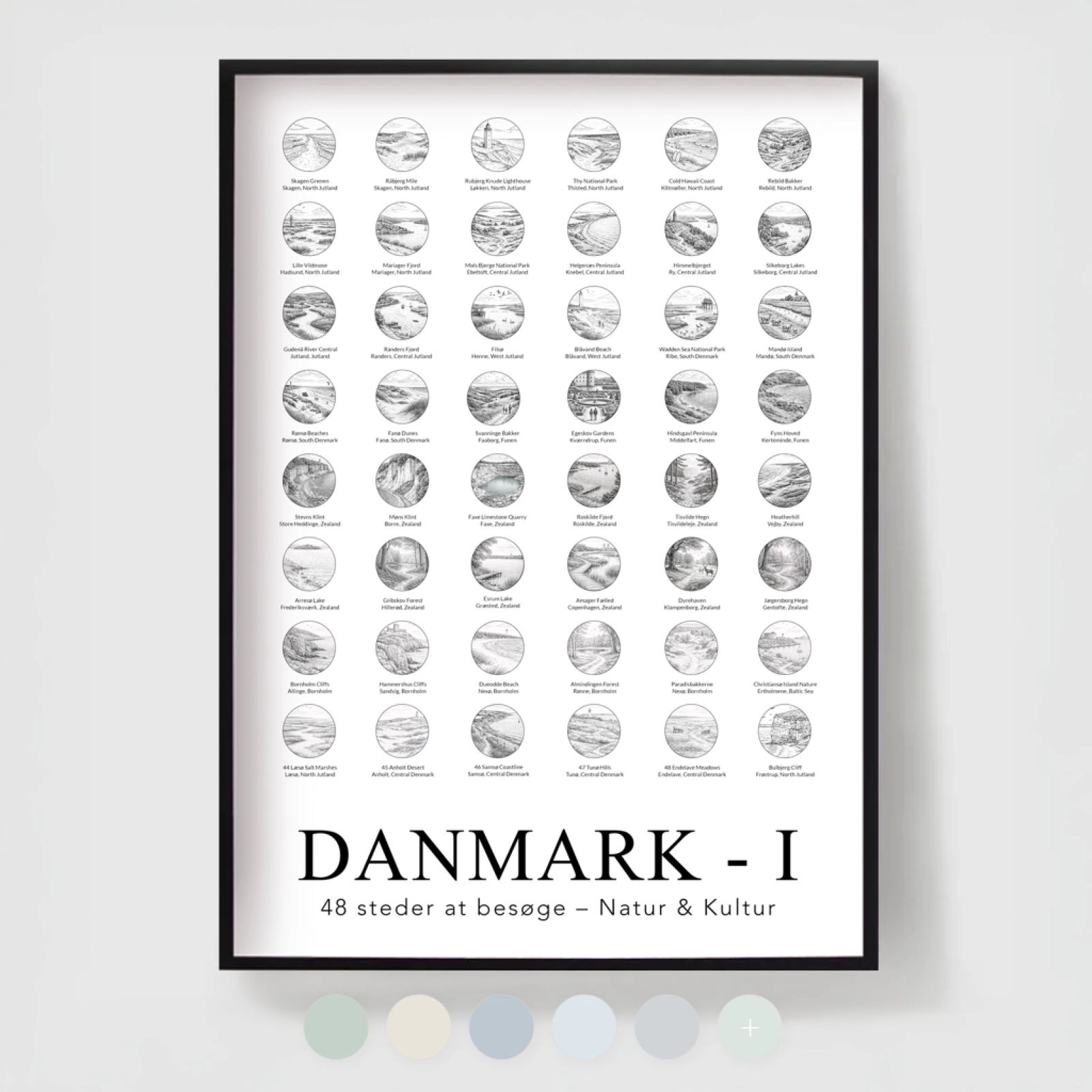 "Danmark I - 48 platser att besöka - Natur & Kultur"