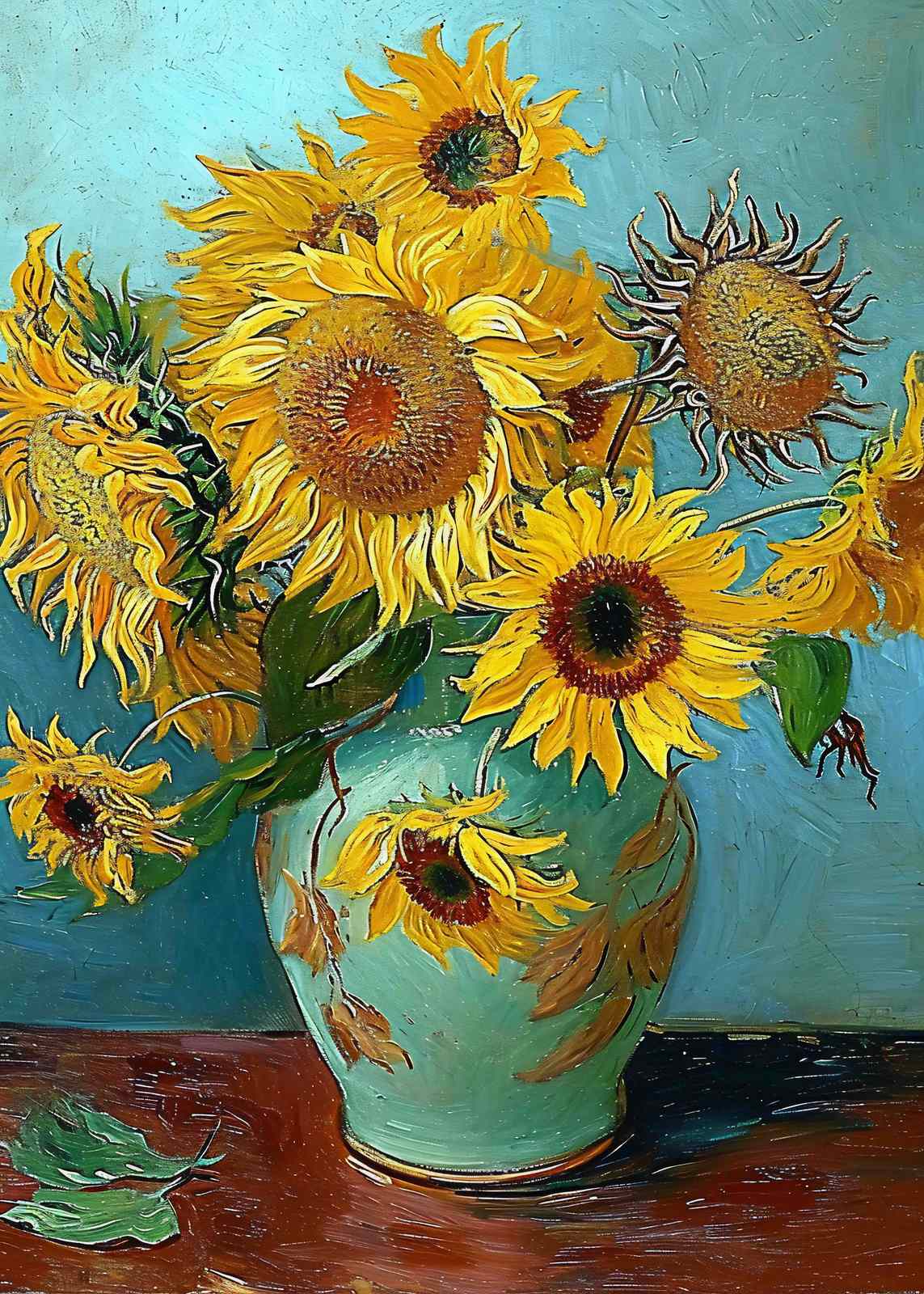 Poster - Solrosor av Van Gogh