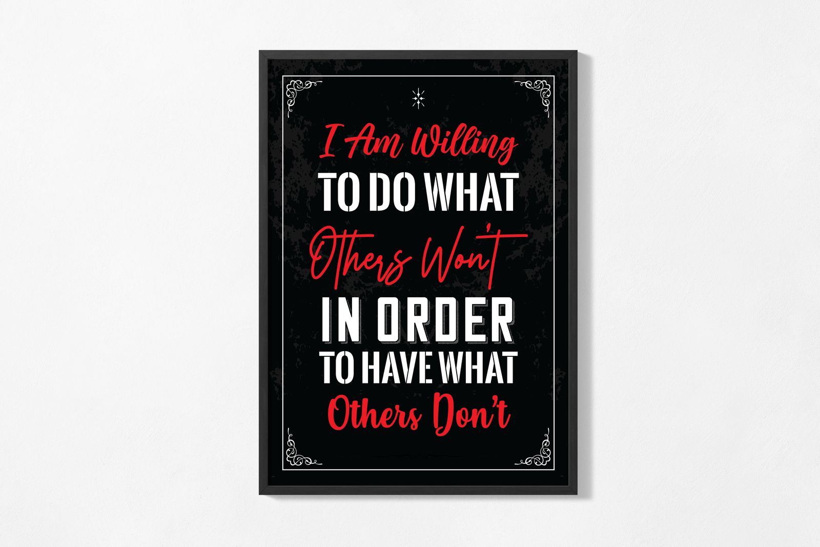Poster - Motivationscitat