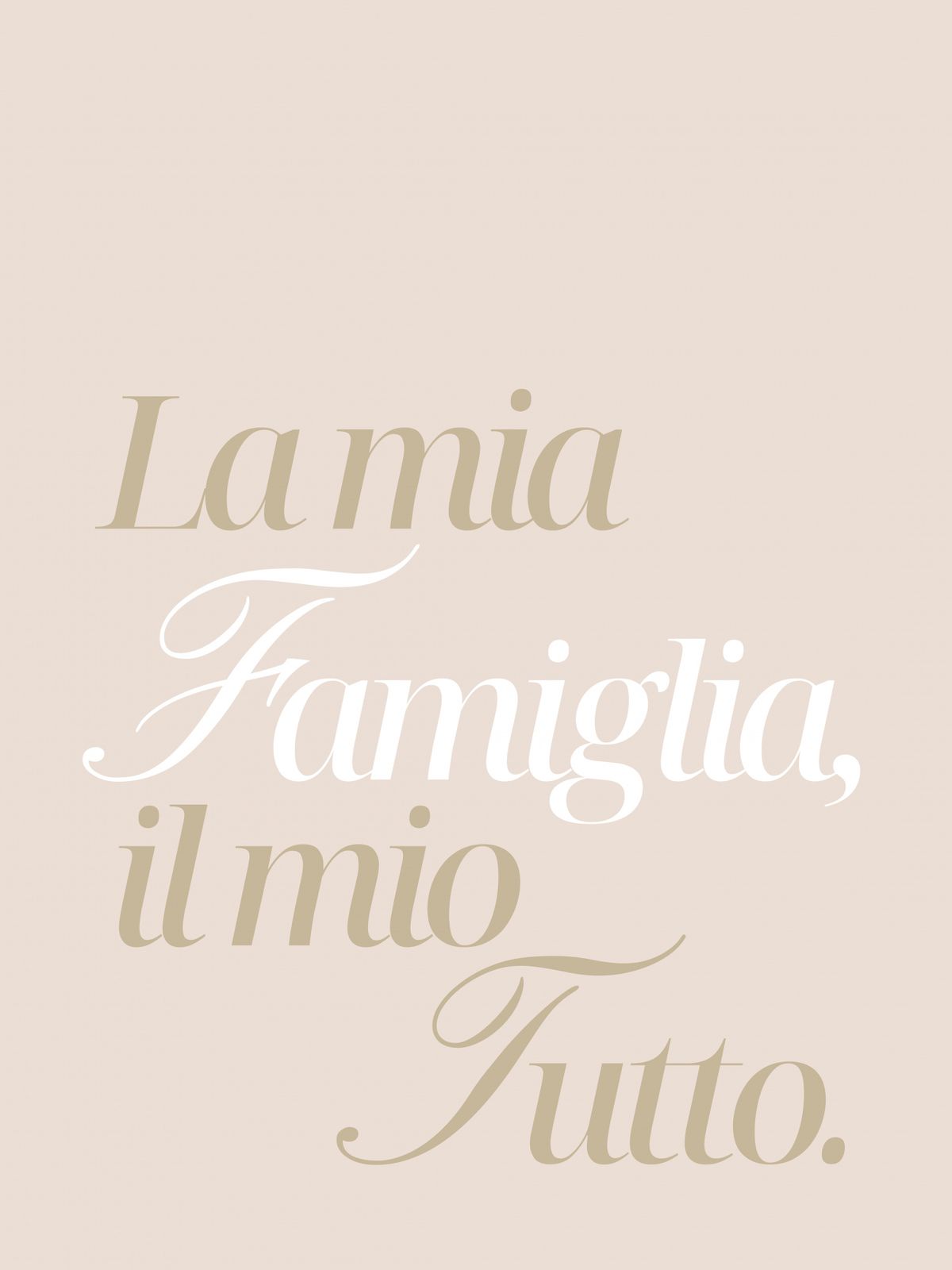 Poster - La Mia Famiglia