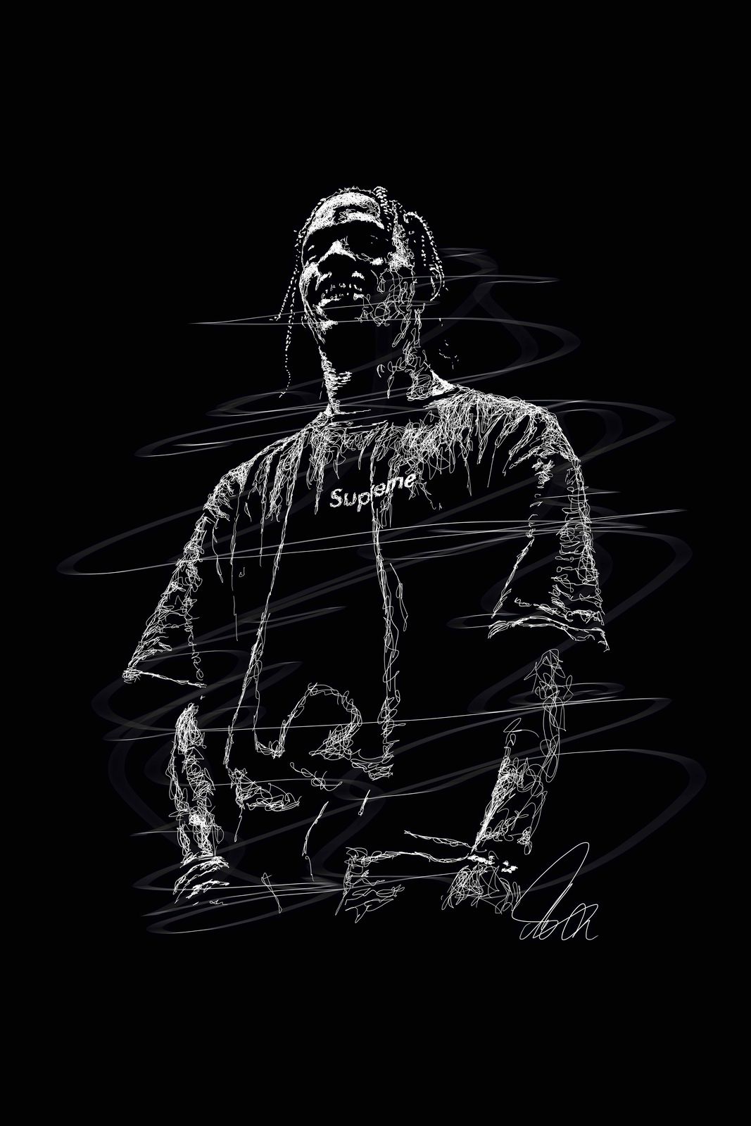 Poster - Supreme Skiss