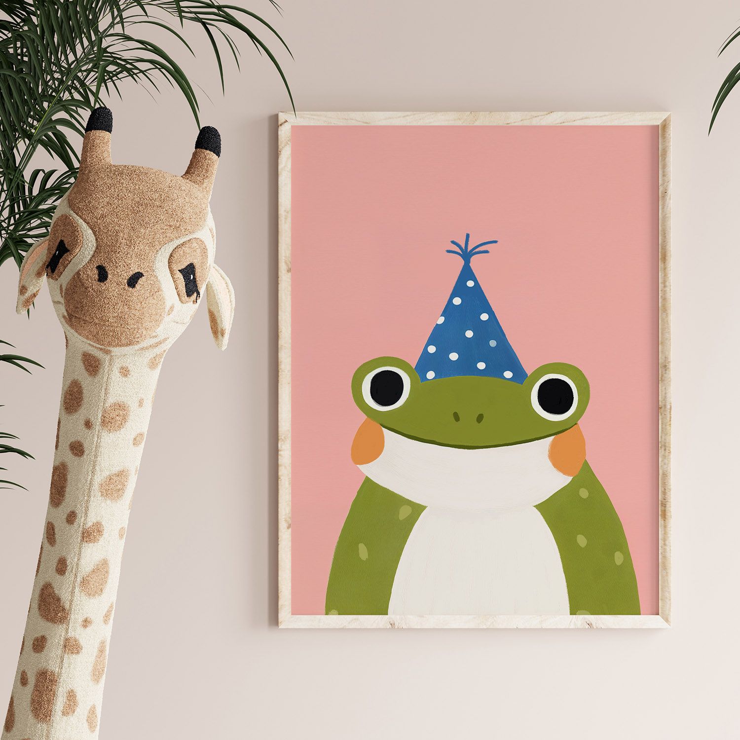 Poster - Groda med Festhatt