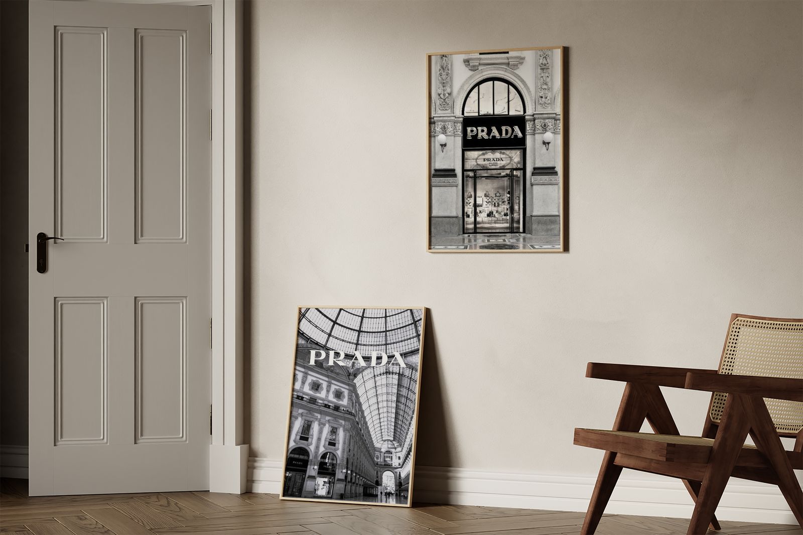Poster - Prada Milano / Set av 2