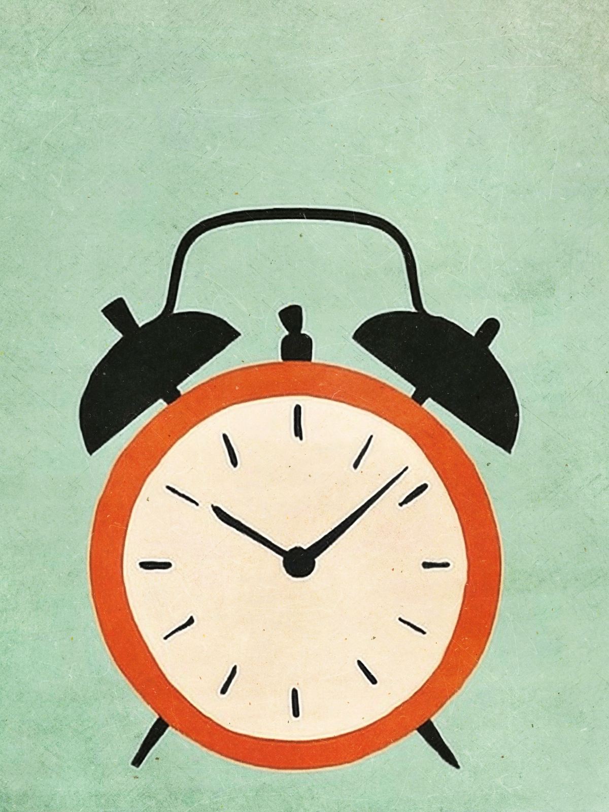 Poster - Retro Väckarklocka