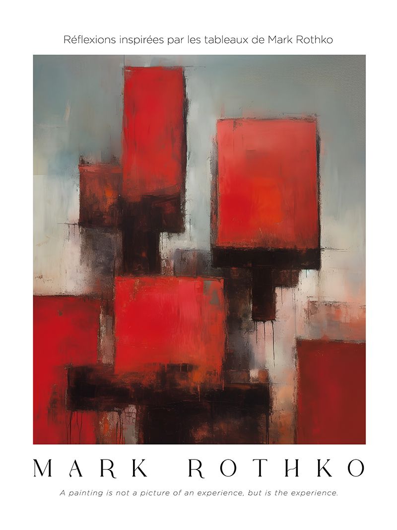 Poster - Inspirerad av Mark Rothko