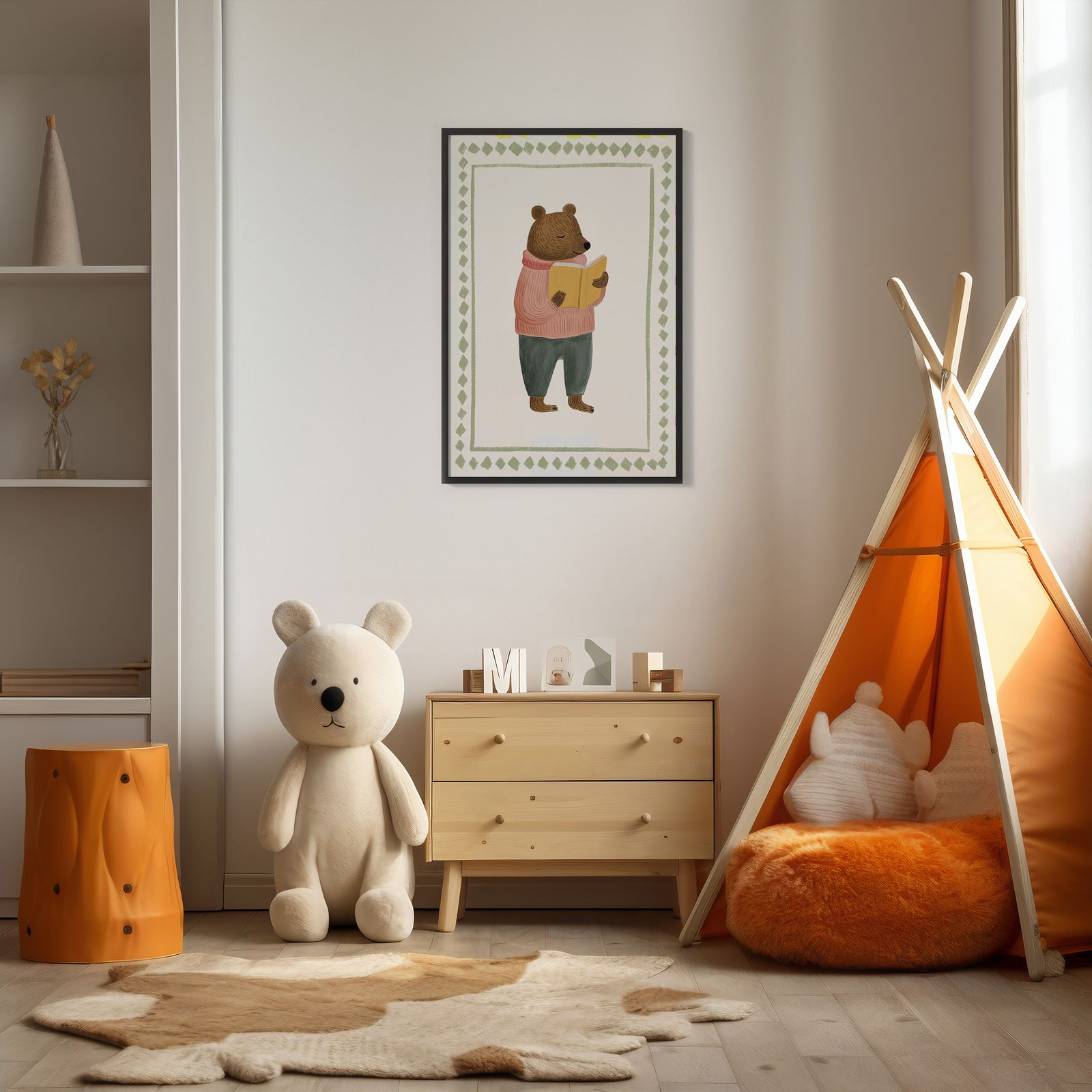 Poster - Björn läser i förskolan