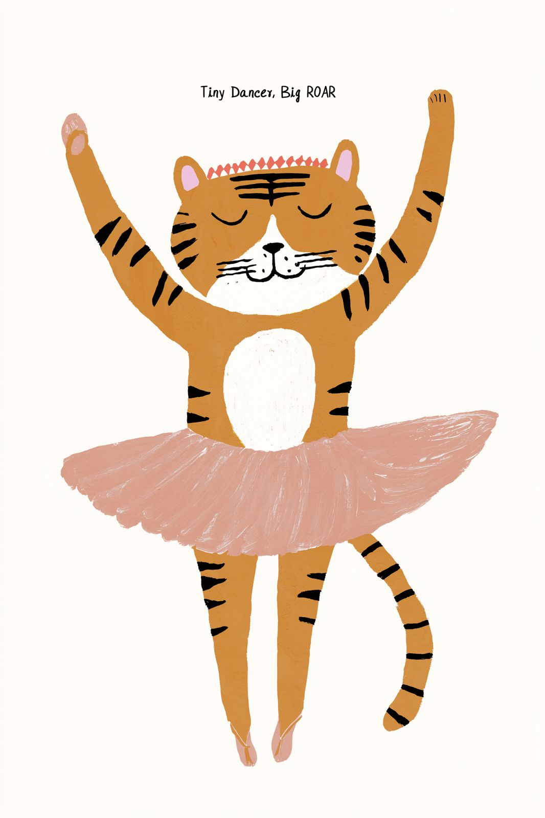 Poster - Liten Dansare Tiger