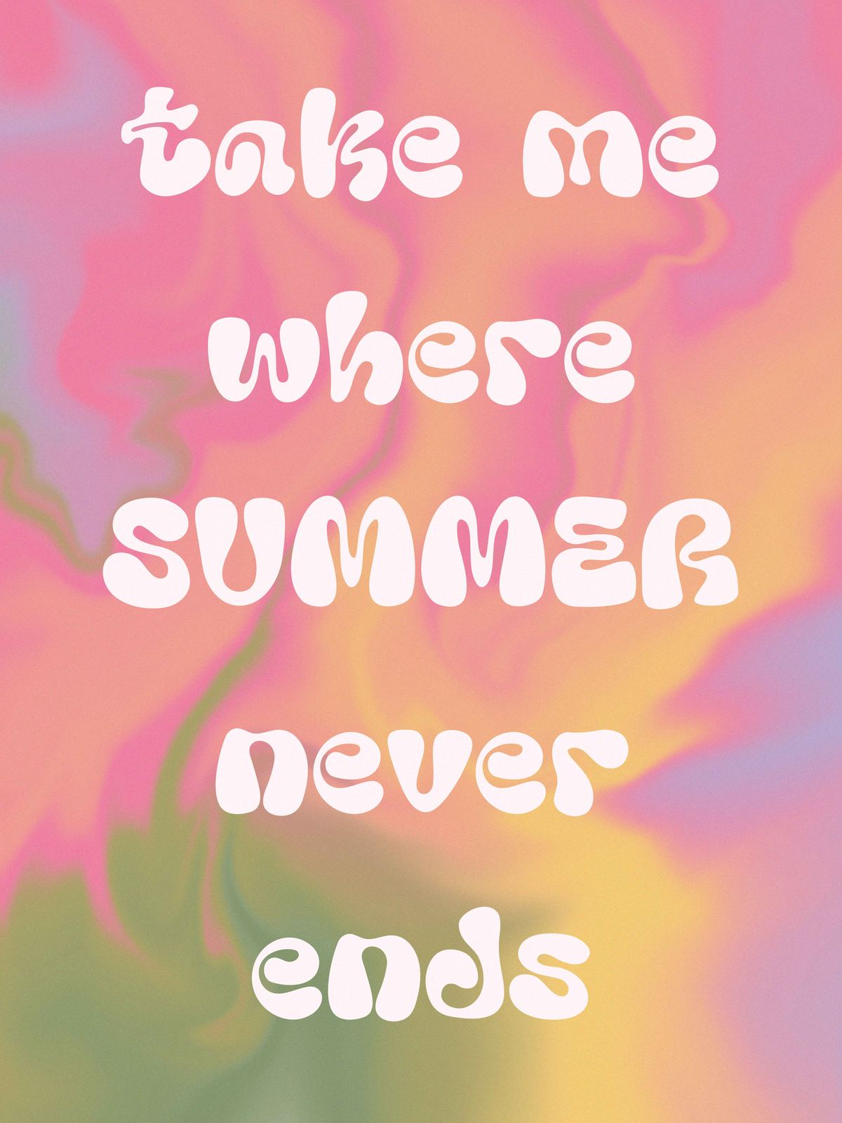 Poster - Sommaren Tar Aldrig Slut