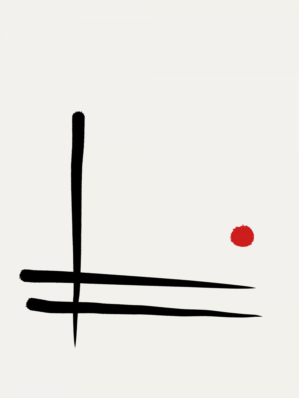 Poster - Abstrakt Minimalistisk Konst