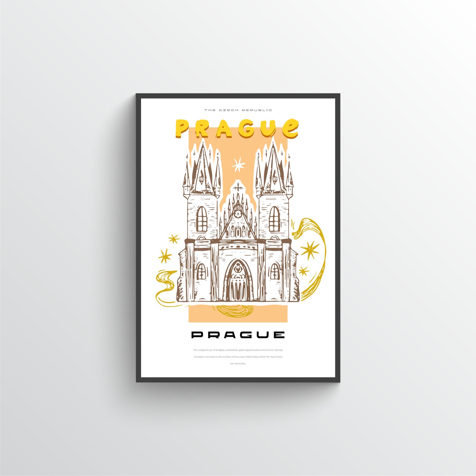 Pragkatedralen Poster