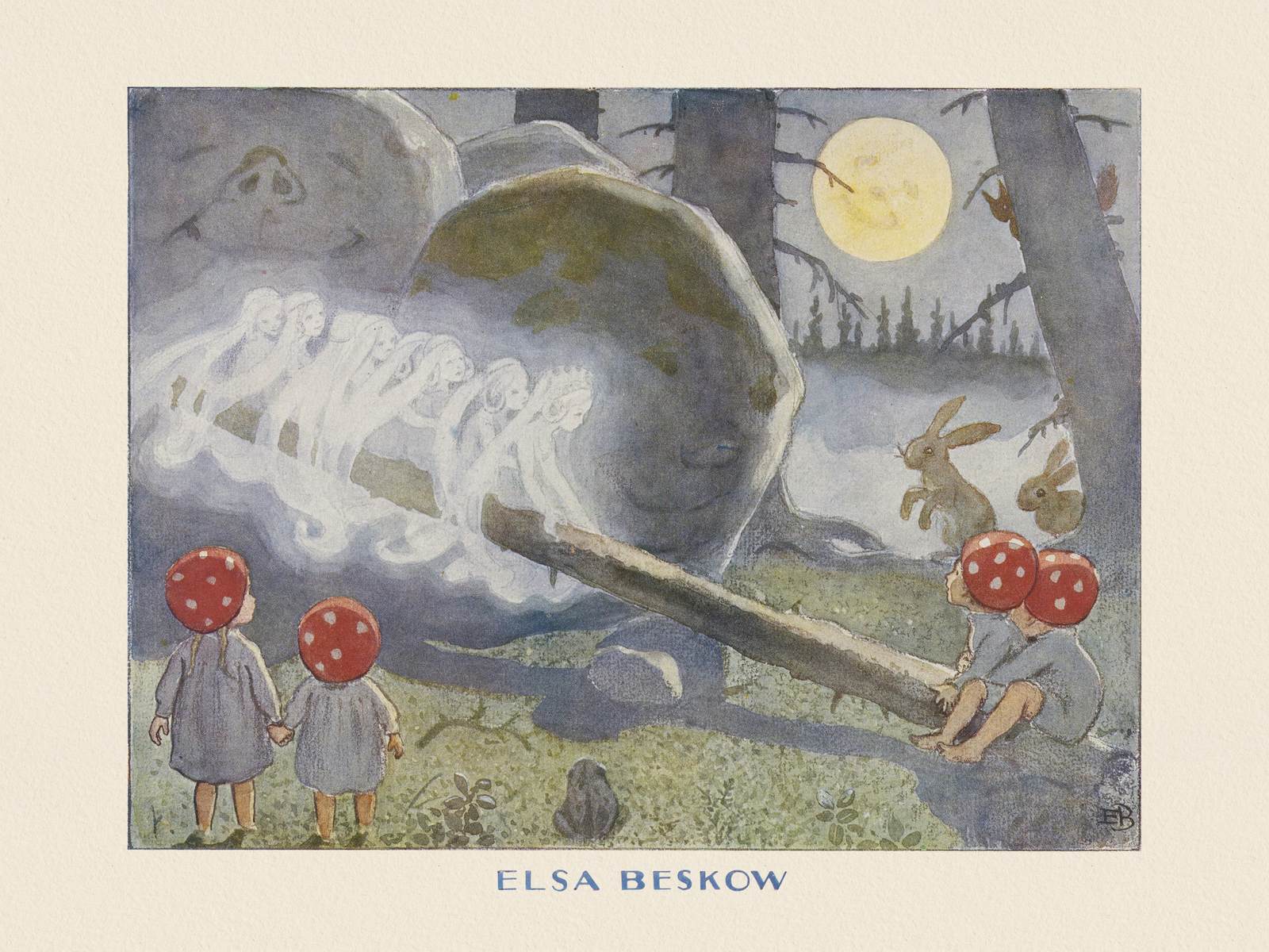 Poster - Elsa Beskow Fantasy