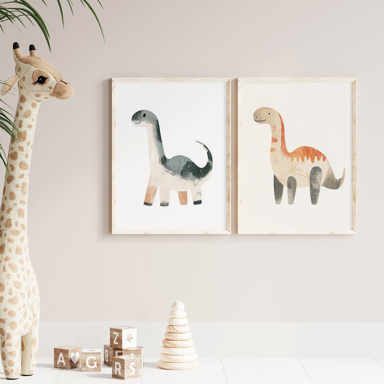 Poster - Dinosaurievänner / Set av 2