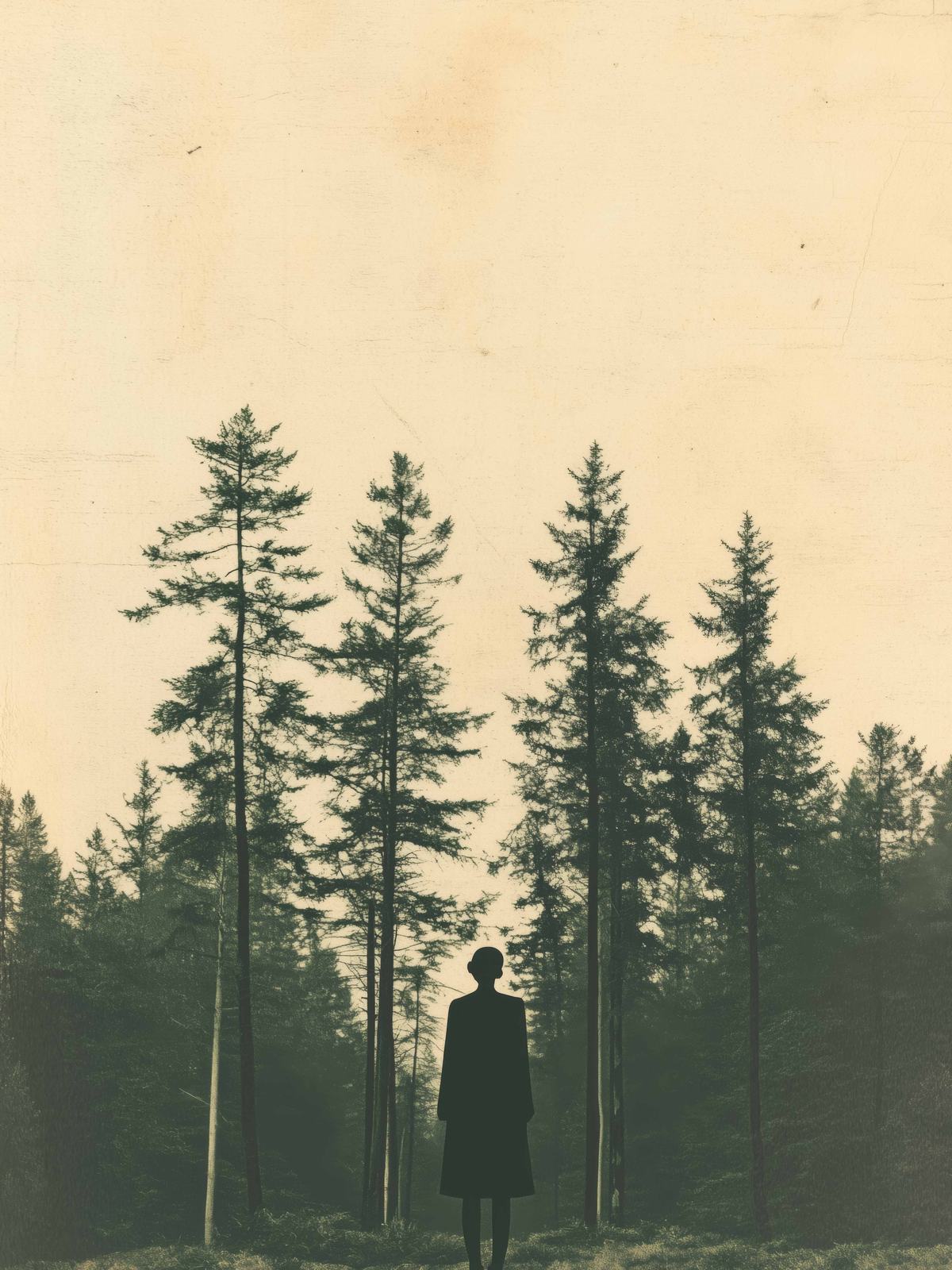 Poster - Skogs Silhuett