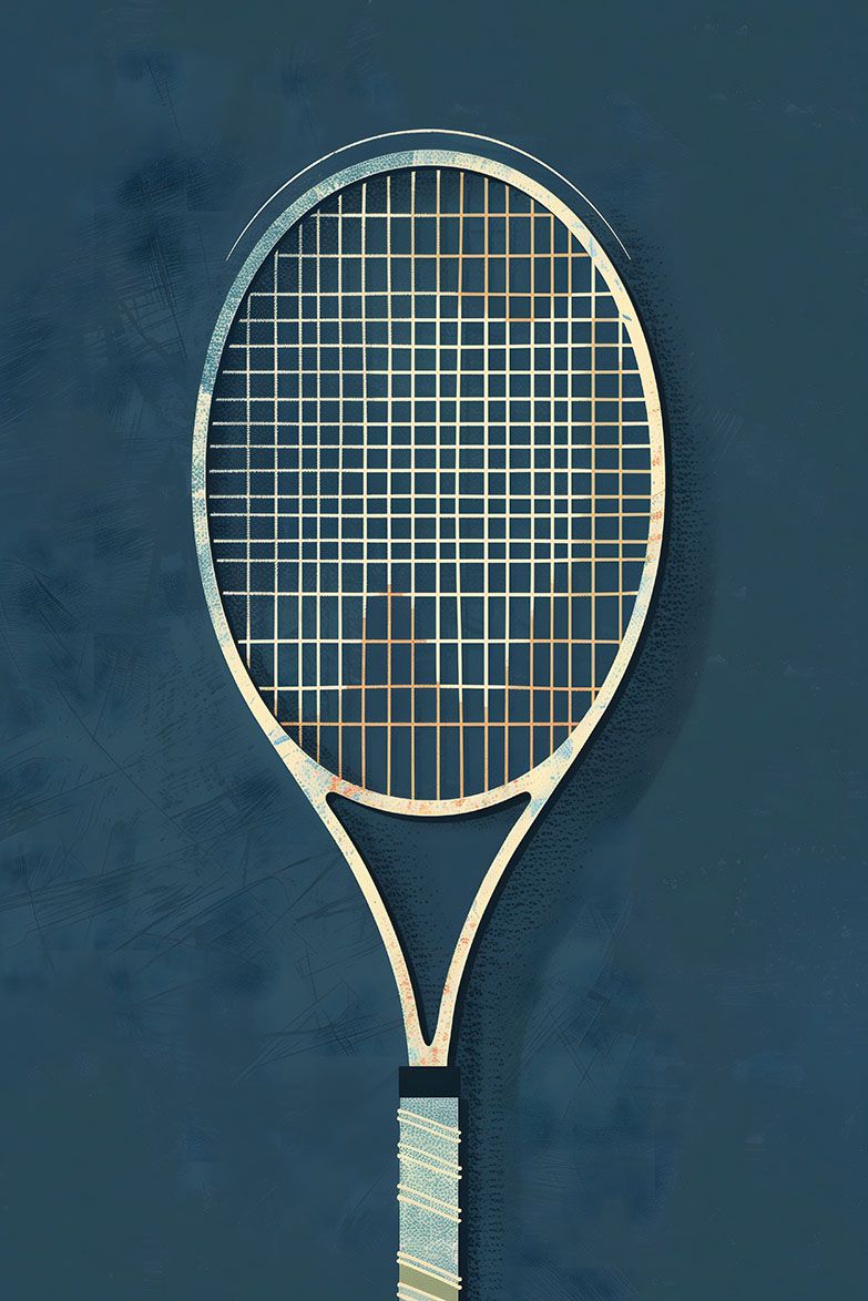 Poster - Tennisracket