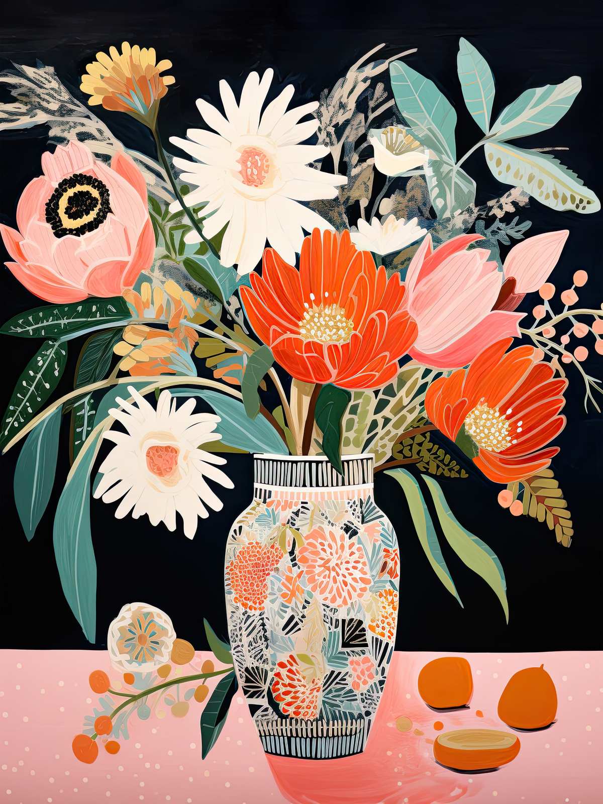 Poster - Blommor stilleben