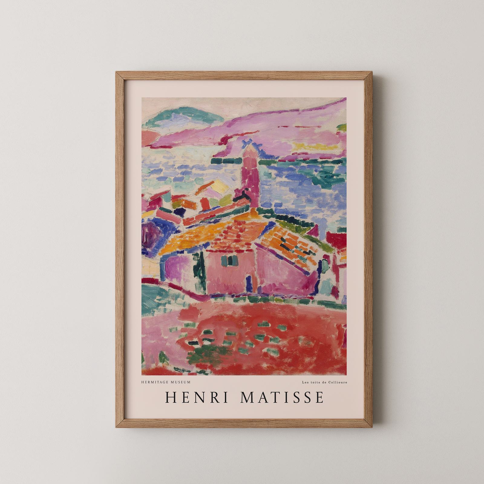 Poster - Les Toits de Collioure av Henri Matisse