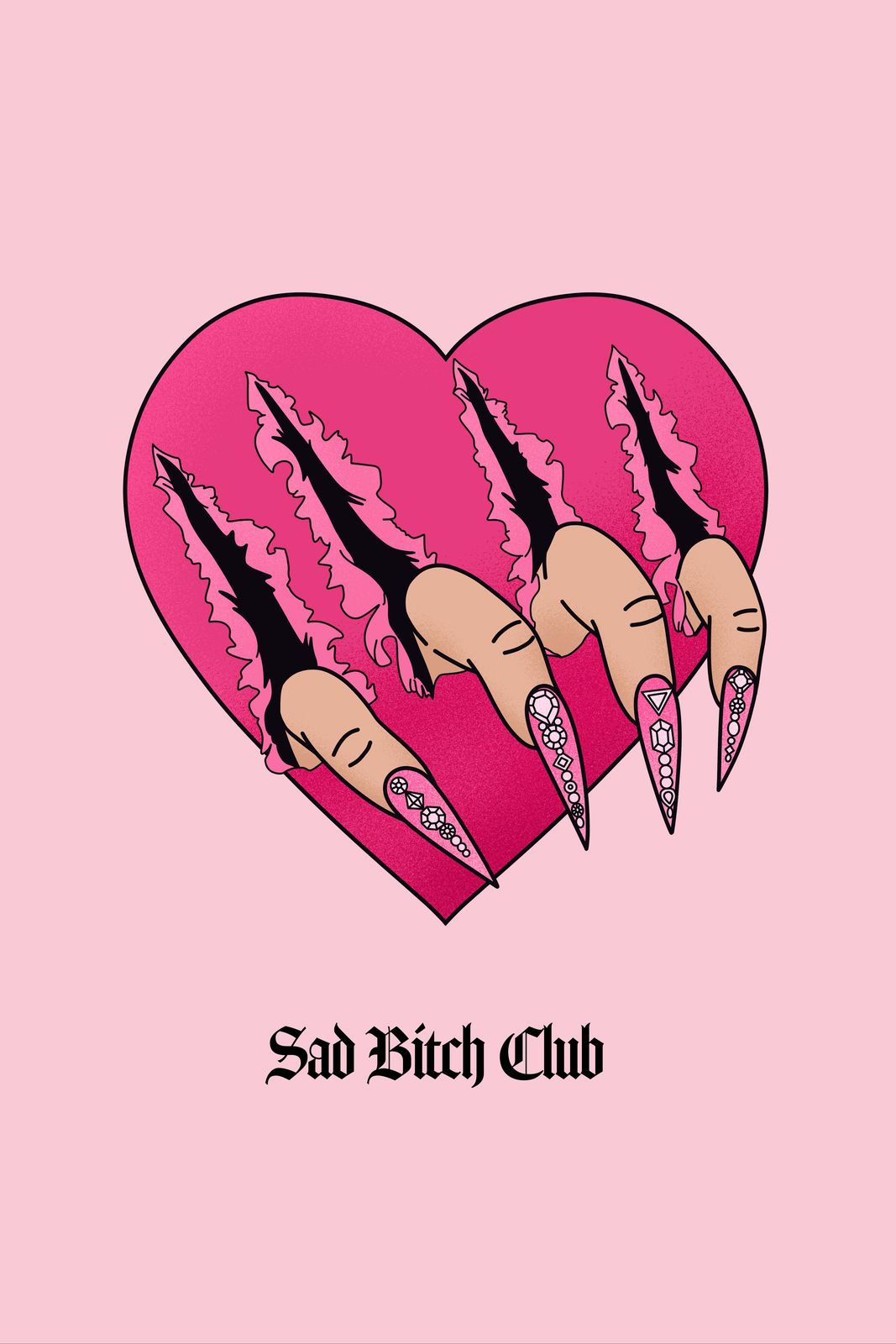 Affisch - Sad Bitch Club