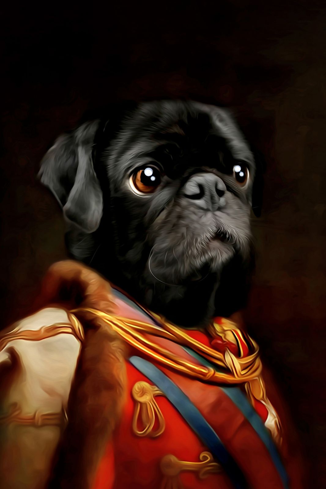 Poster - Ädelt Hundporträtt