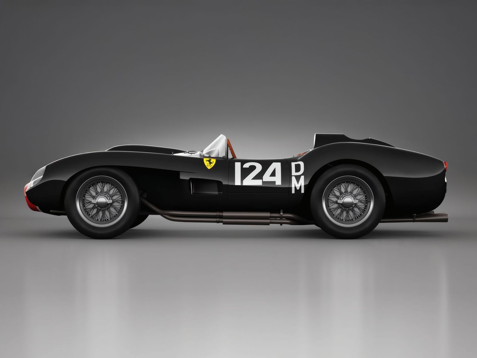 Poster - Klassisk Bil Ferrari