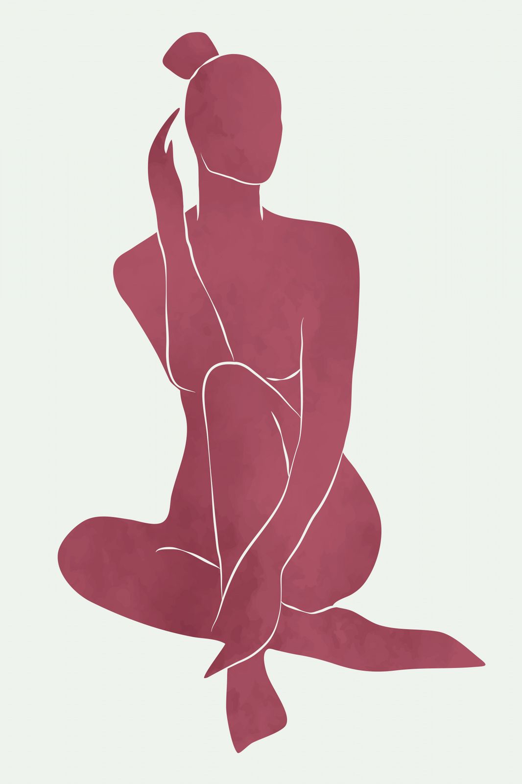 Poster - Abstrakt Figur