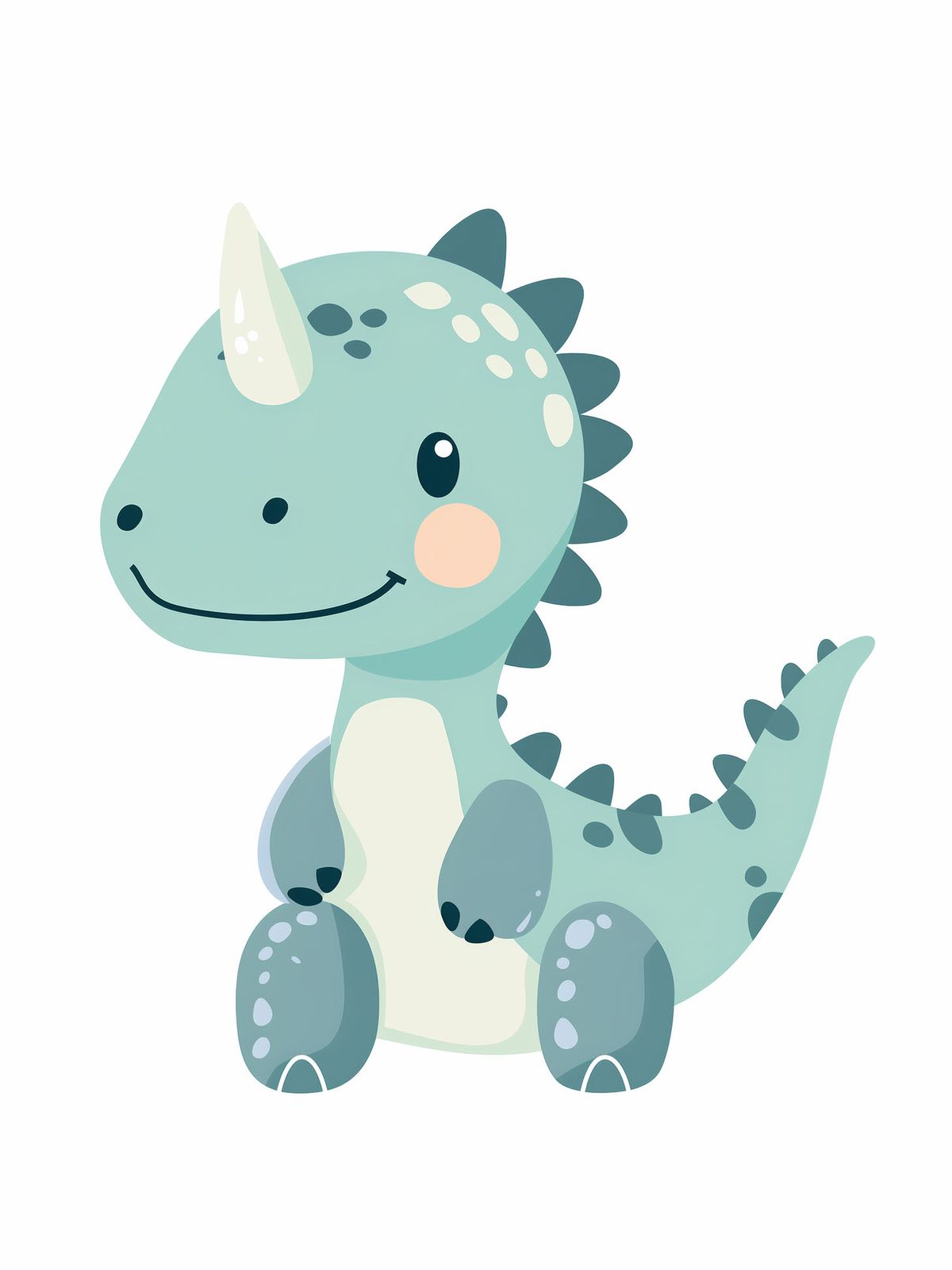 Poster - Söt Dinosaurie