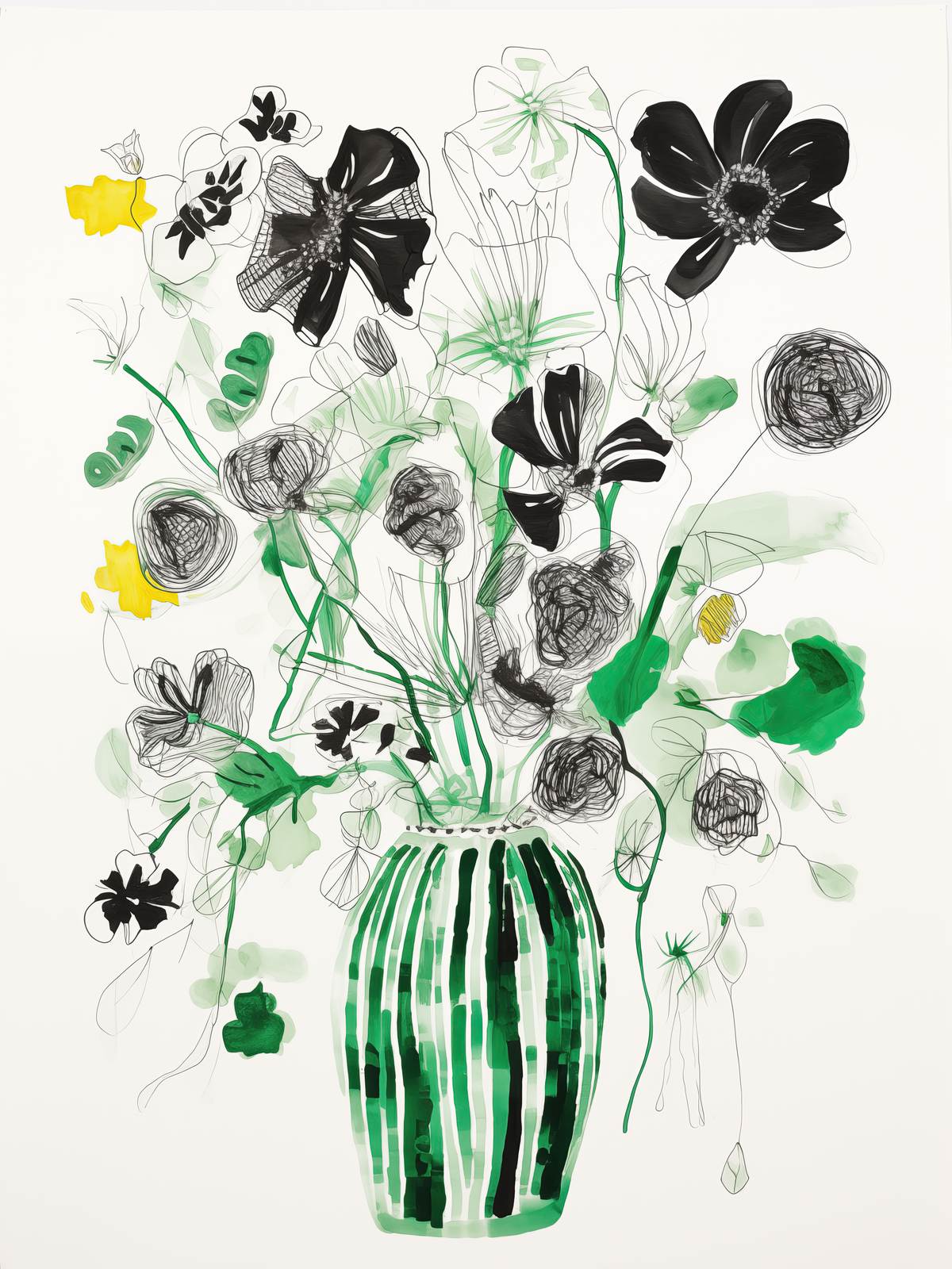 Poster - Blomkonstverk