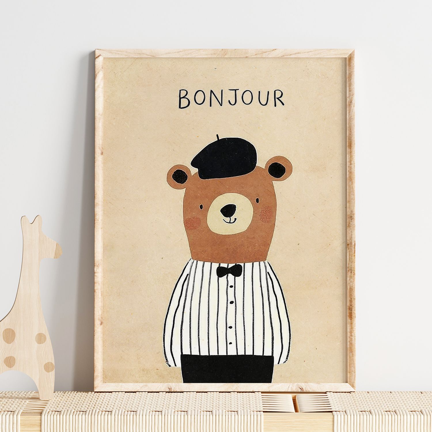 Poster - Bonjour-björn