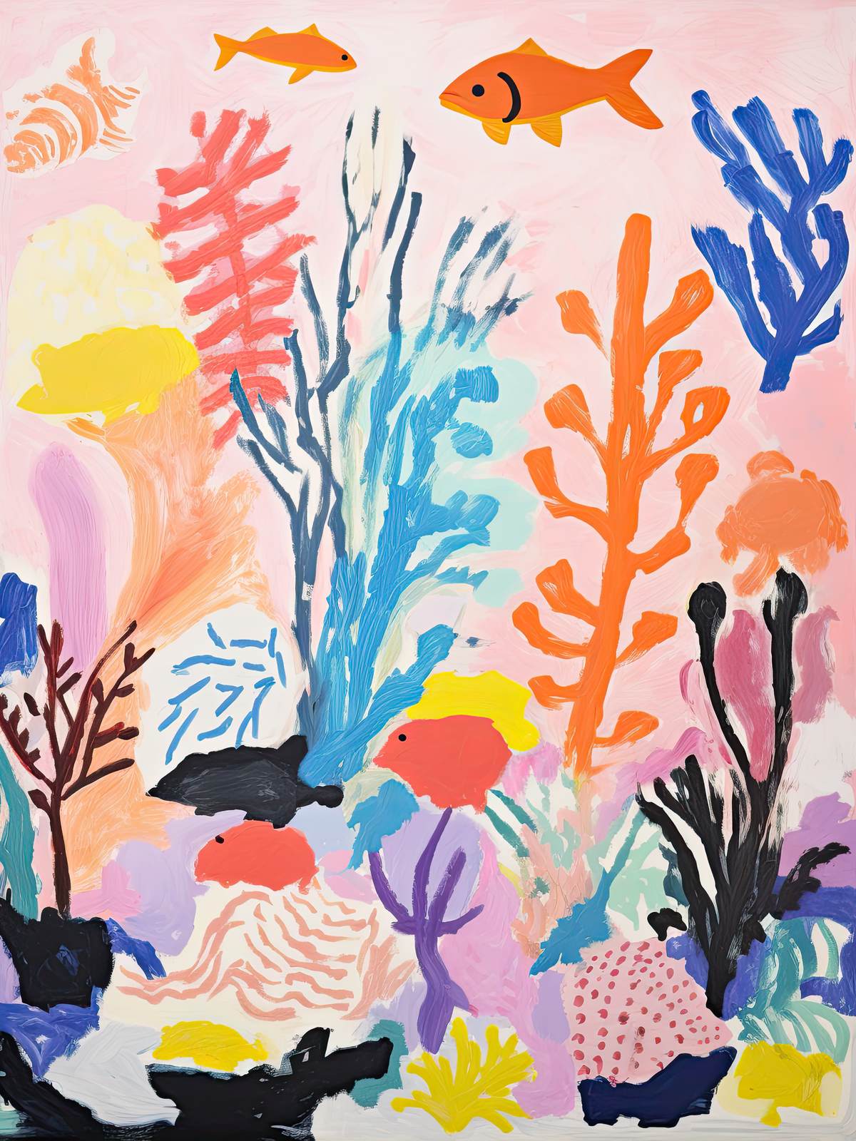 Poster - Vibrant Underwater Scene