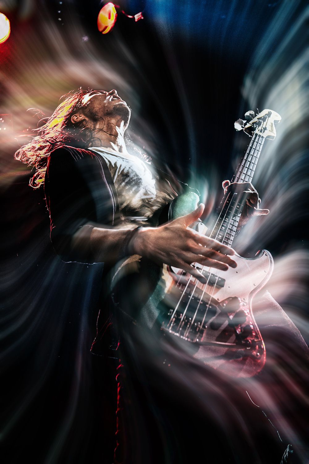 Poster - Elektrisk Gitarrist