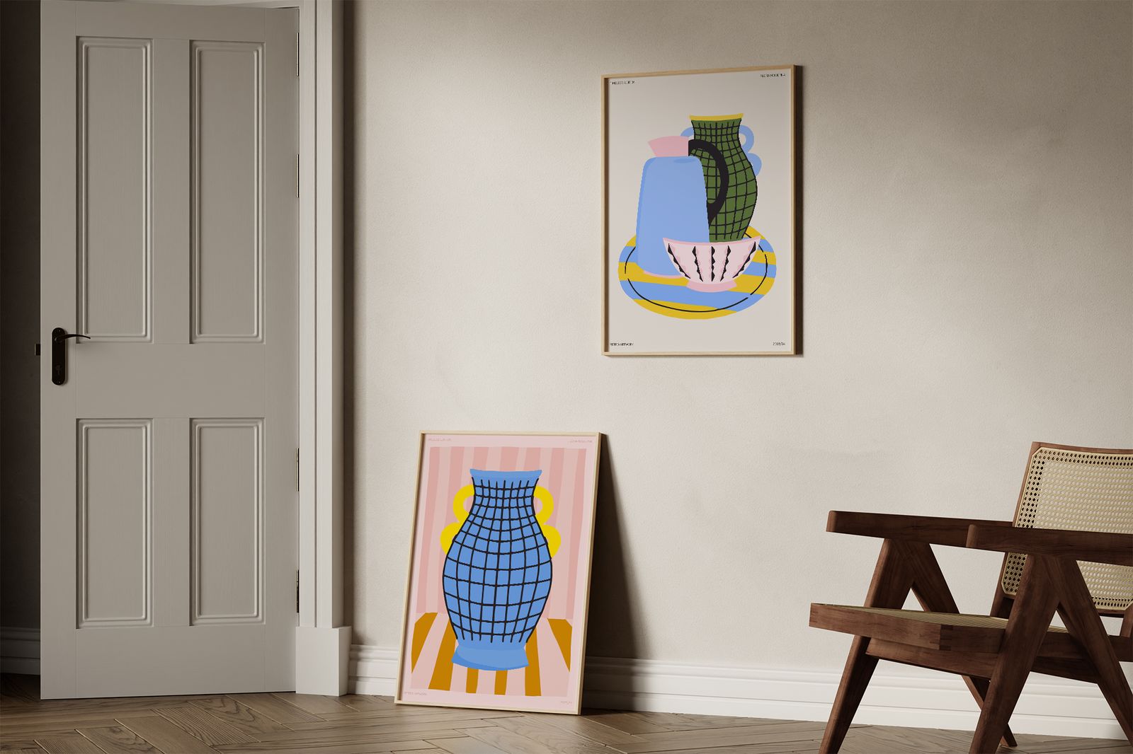 Poster - Flora Moderna Kollektion / Set av 2