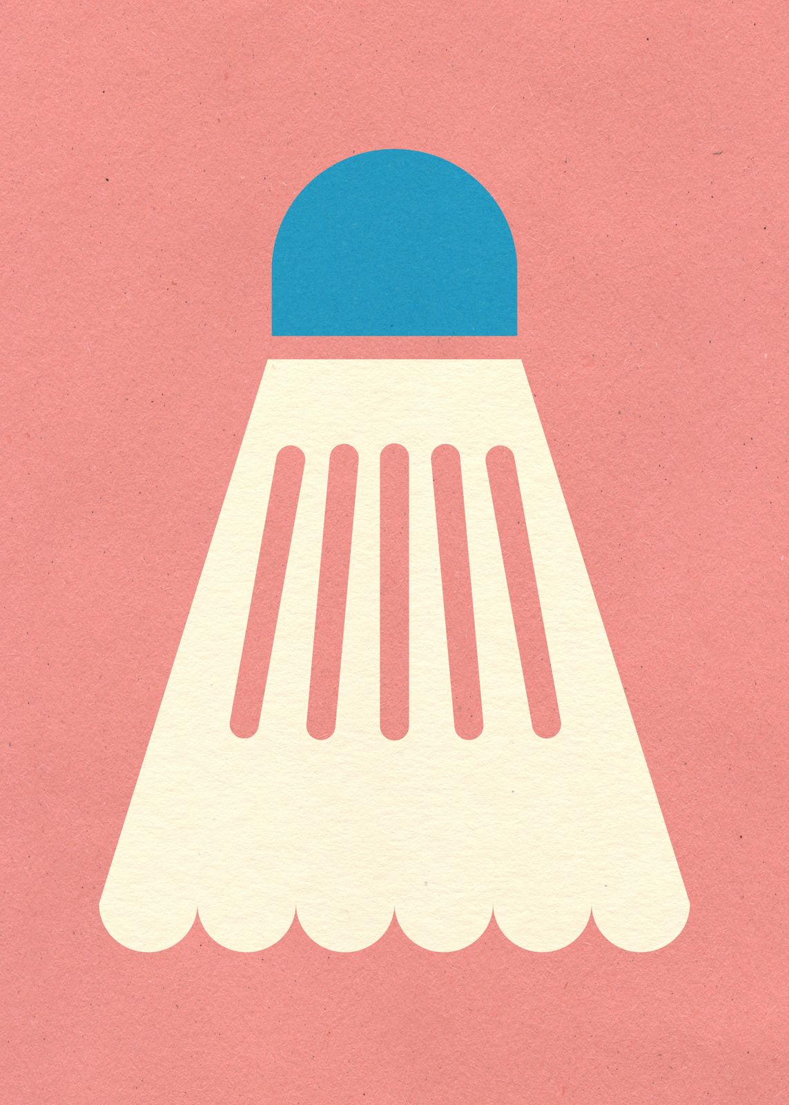 Poster - Badminton Fjäderboll