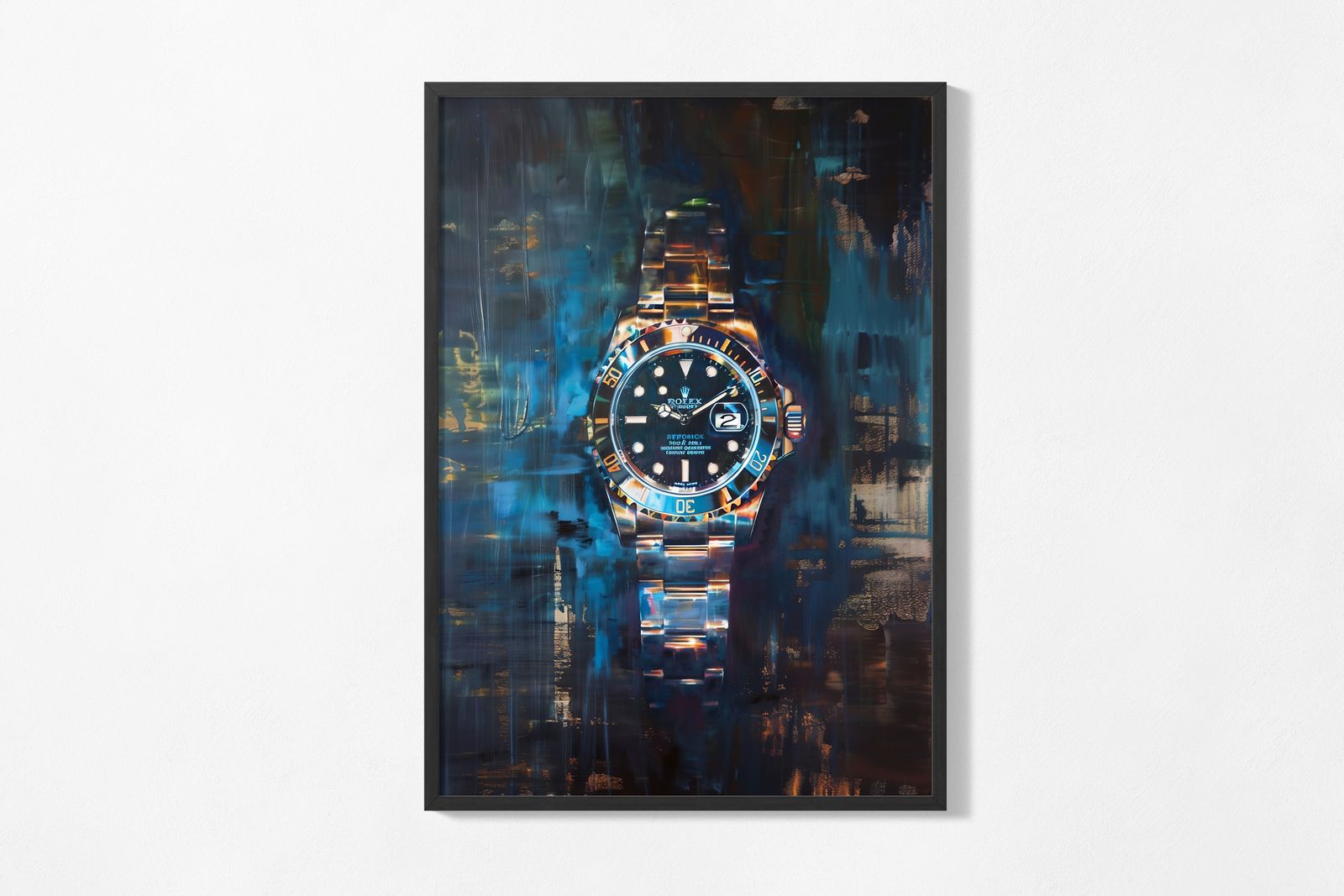 Poster - Abstrakt klockdesign