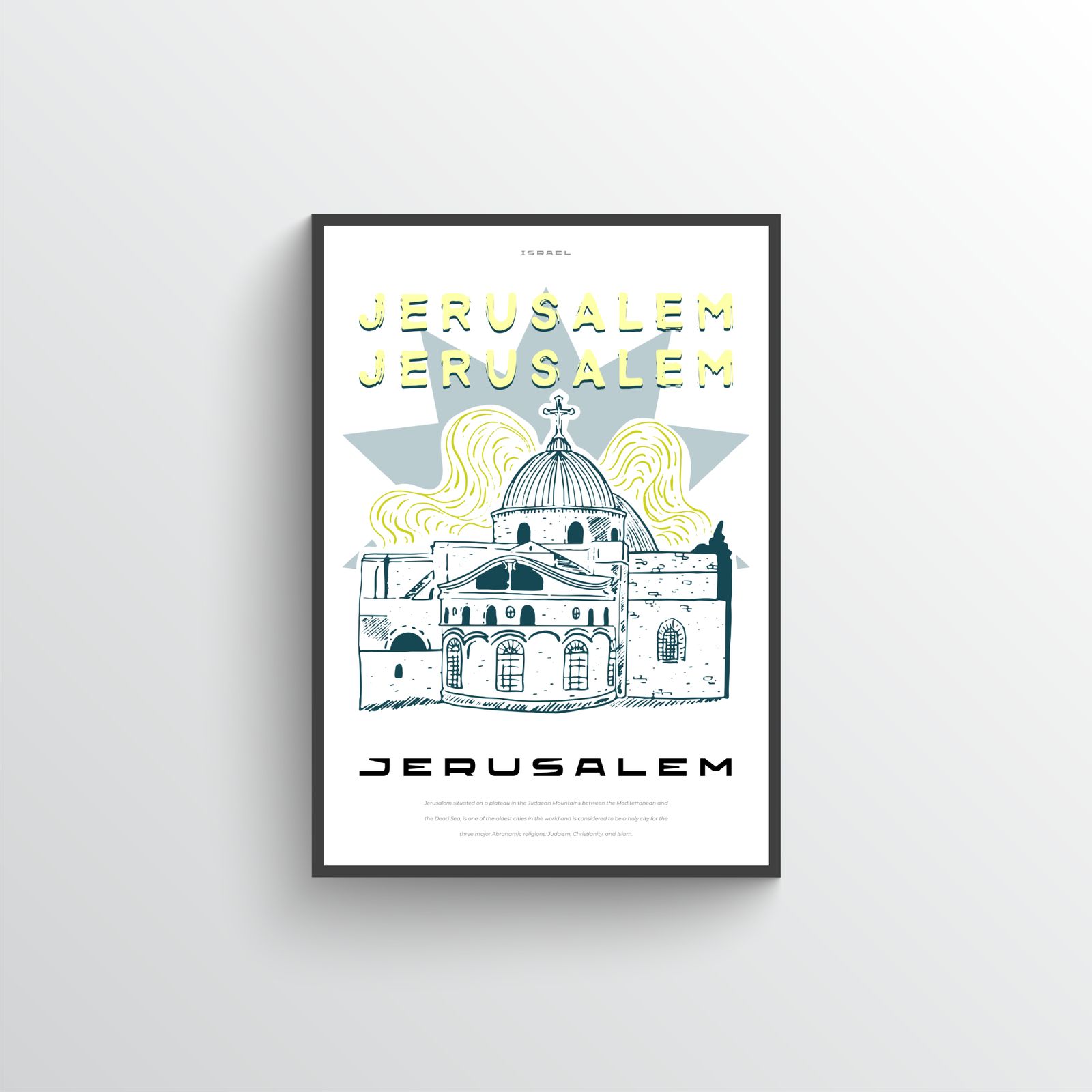 Jerusalem Väggposter