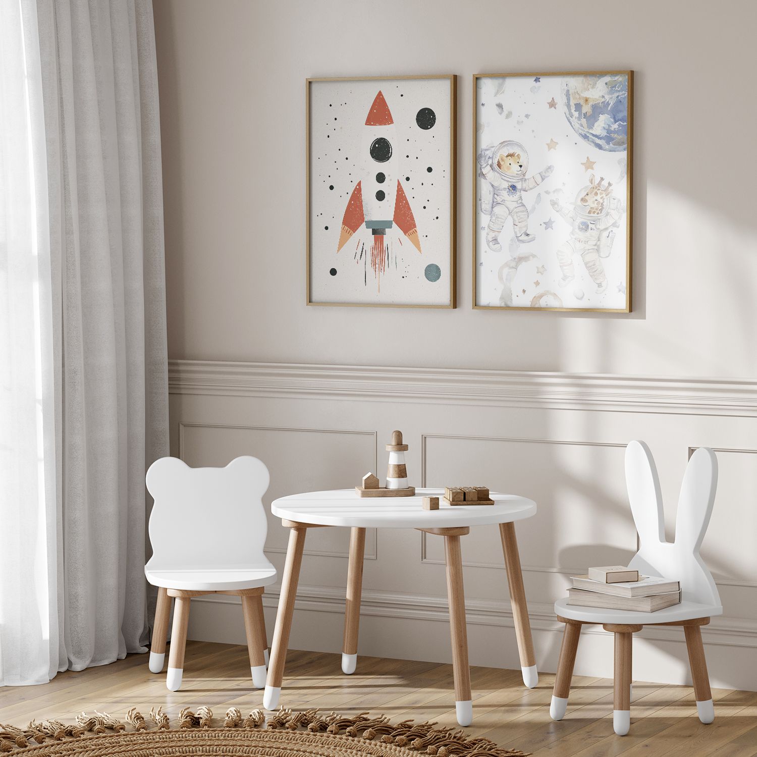 Poster - Rymdäventyr / Set av 2