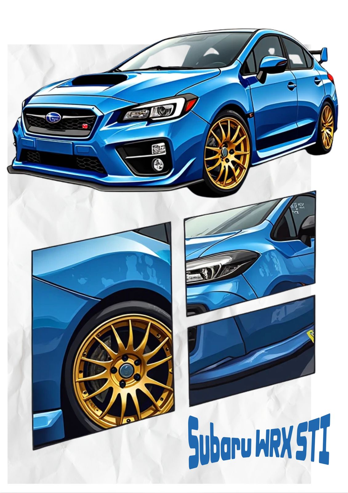 Poster - Subaru WRX STI